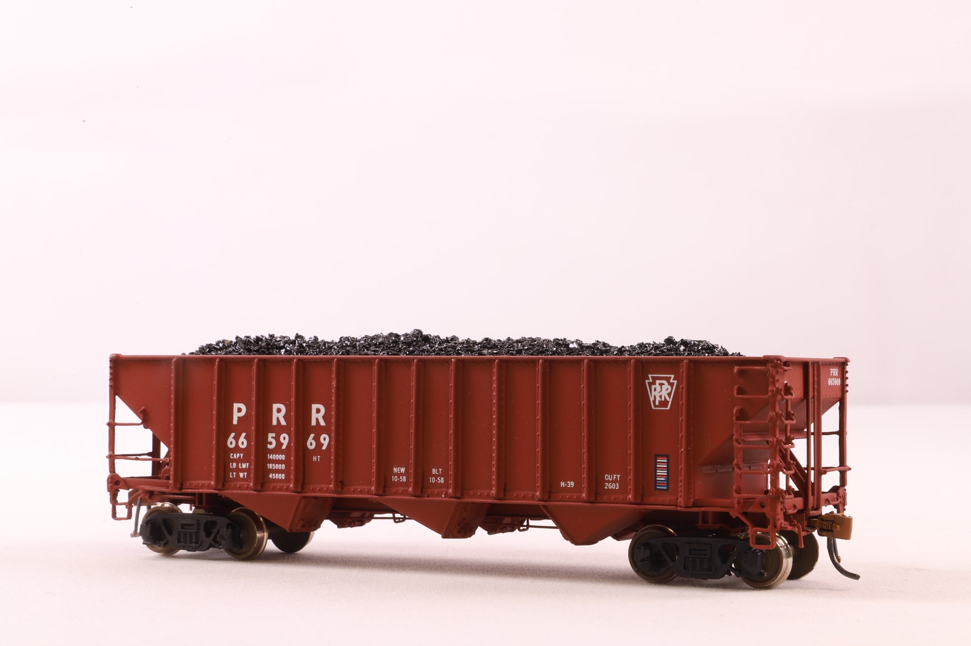 Oriental Limited HO Brass 0734 H-39 Hopper Pennsylvania Rail Road No.665969