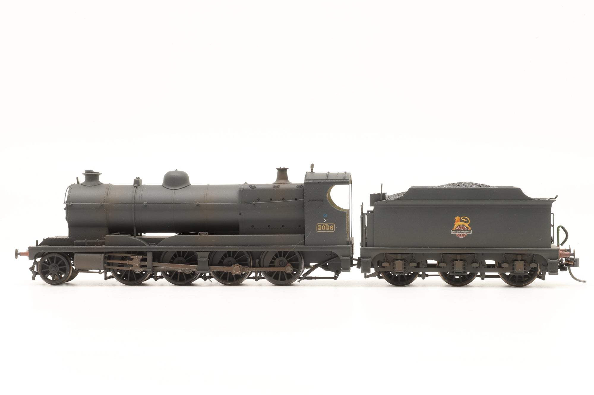 Bachmann OO 31-128 3000 Class ROD '3036' BR Black Early Emblem, Weathered & DCC Sound