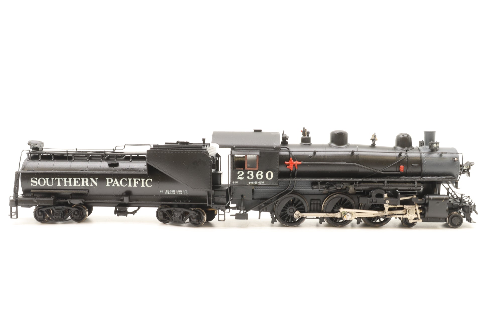 Westside Model Company HO Brass T-31 4-6-0 Southern Pacific Custom Painted