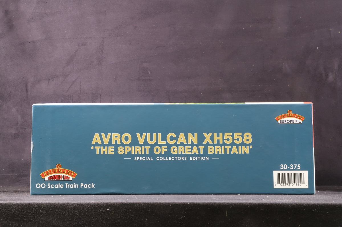 Bachmann OO 30-375 Avro Vulcan Collector&#39;s Pack With Class 37/4 &#39;37558&#39; &amp; Avro Vulcan XH558