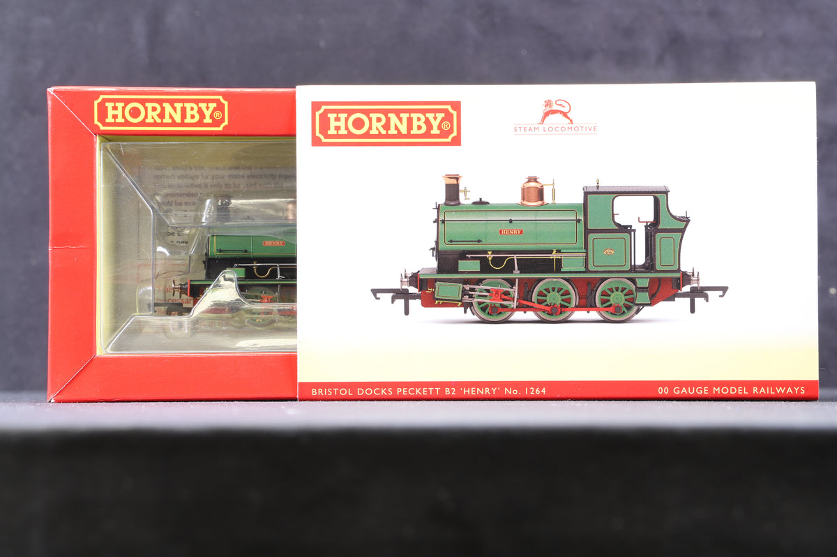 Hornby OO R3871 Bristol Docks Peckett B2 &#39;Henry&#39; &#39;1264&#39;