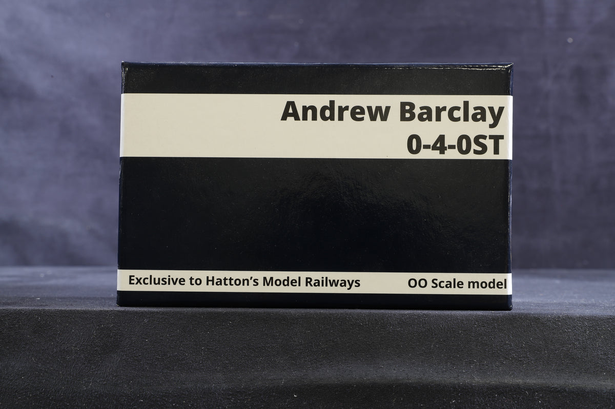 Hattons OO H4-AB16-001 Andrew Barclay 0-4-0ST 16&quot; 2244 &#39;No10&#39; NCB Lined Black