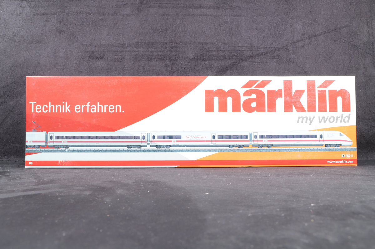 Marklin HO 36711 ICE 2 High Speed Train, 3-Rail, Sound (not MFX - Older system)