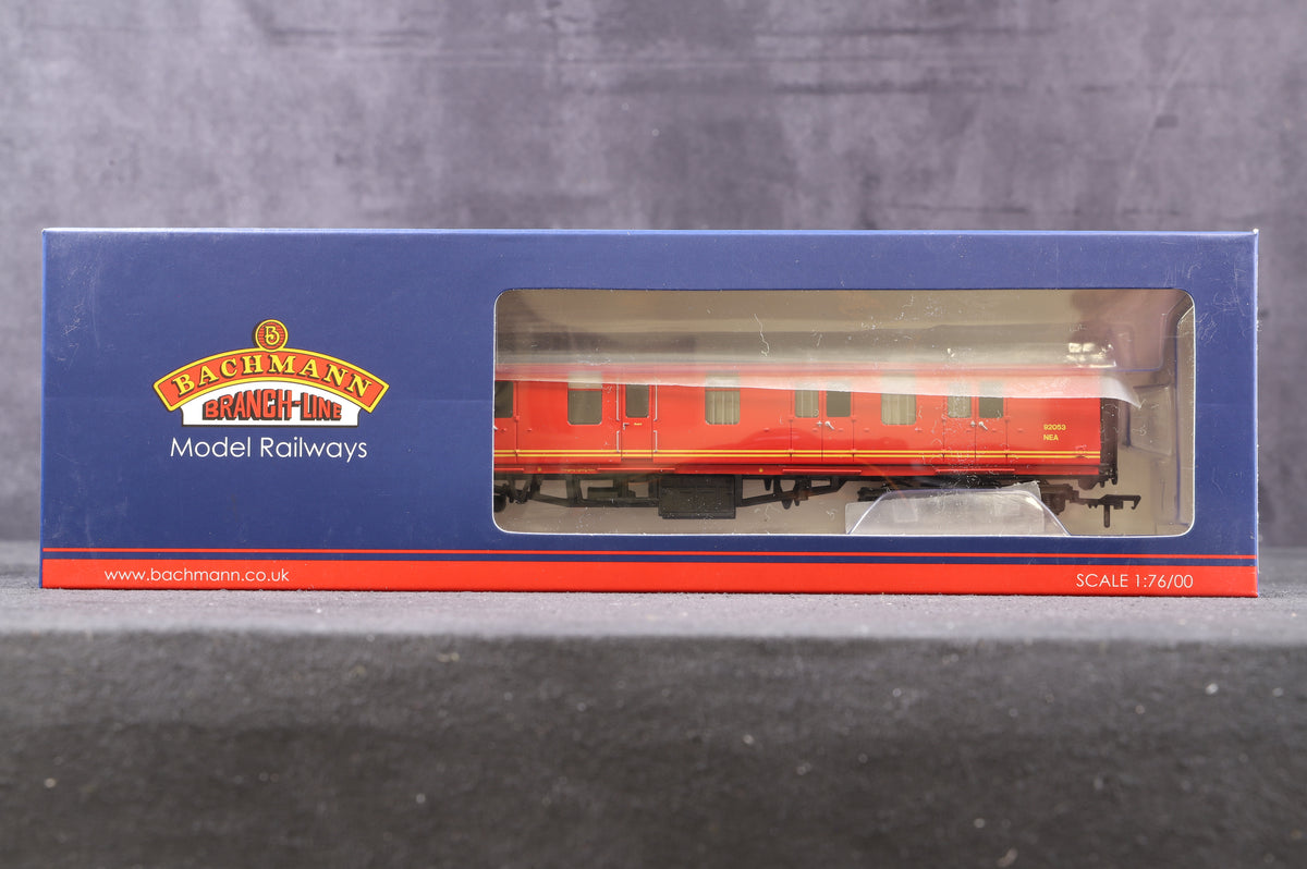 Bachmann OO Rake Of 4 BR MK1 BGs Royal Mail Red Inc. 39-184 x2, 39-184A &amp; 39-184B