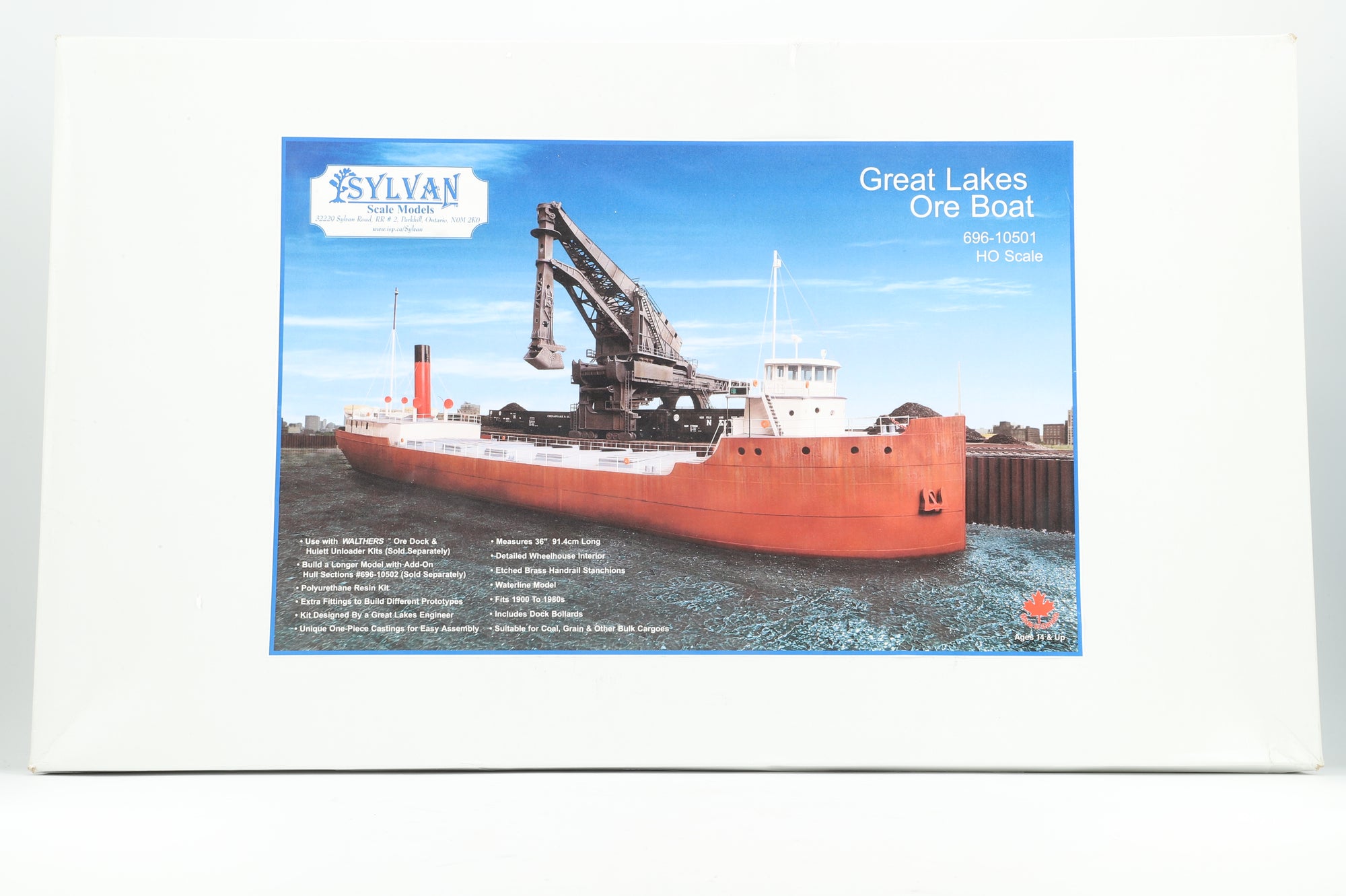 Sylvan Models HO/1:87 696-10501 Great Lakes Ore Boat
