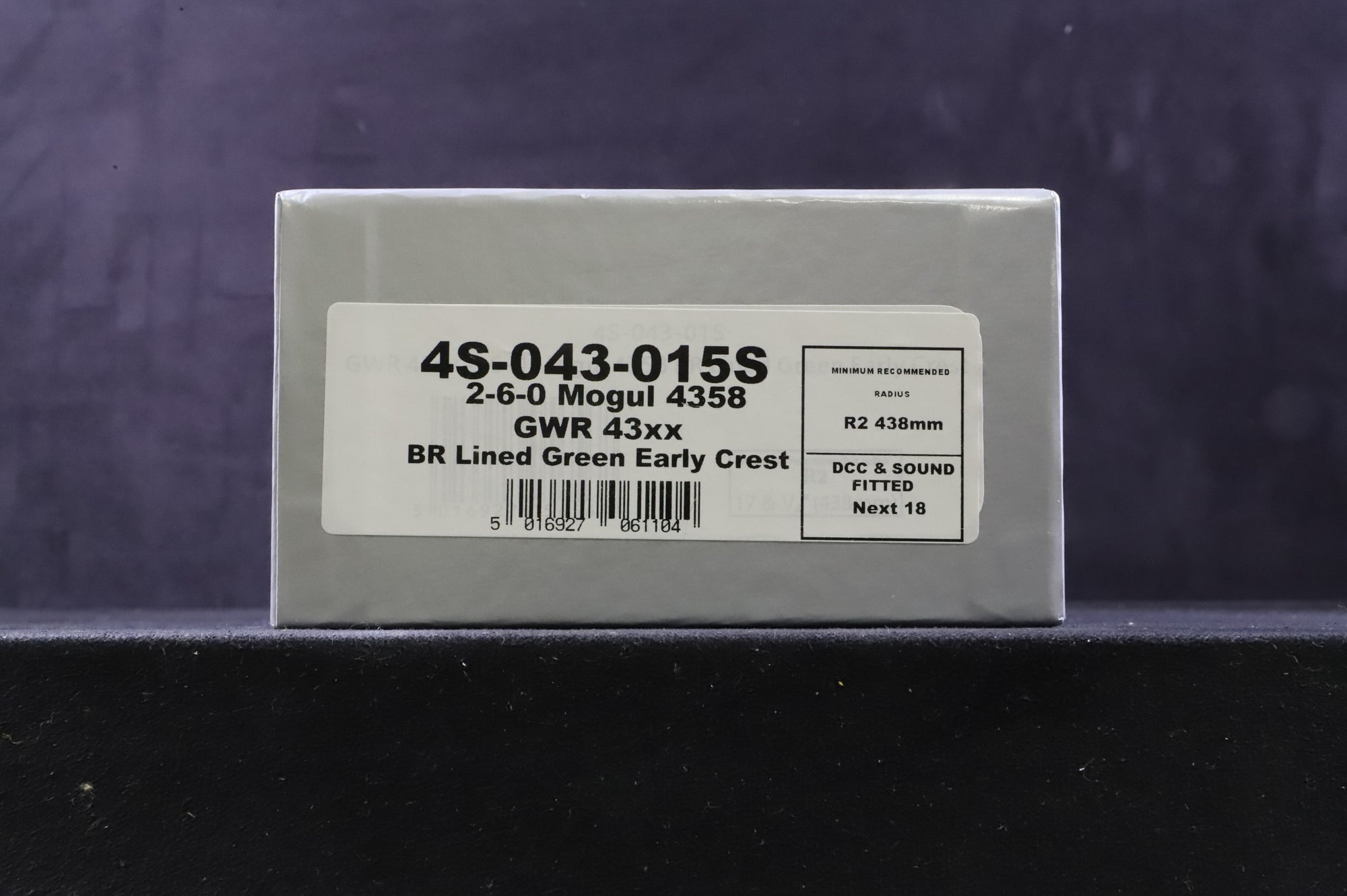 Dapol OO 4S-043-015S Class 43xx 2-6-0 Mogul '4358' BR Lined Green E/C DCC Sound