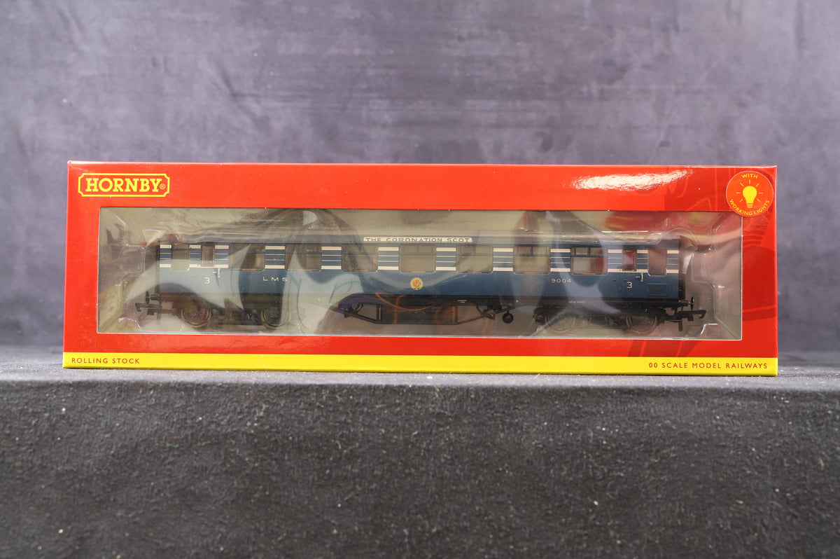 Hornby OO Complete Rake Of 9 LMS Stanier Coronation Scot Coaches