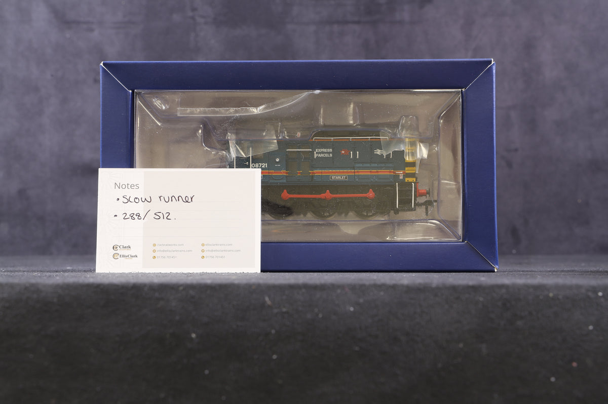 Bachmann OO 32-111Z Class 08 &#39;08721&#39; Express Parcels &#39;Starlet&#39;, Modelzone Excl. 288/512