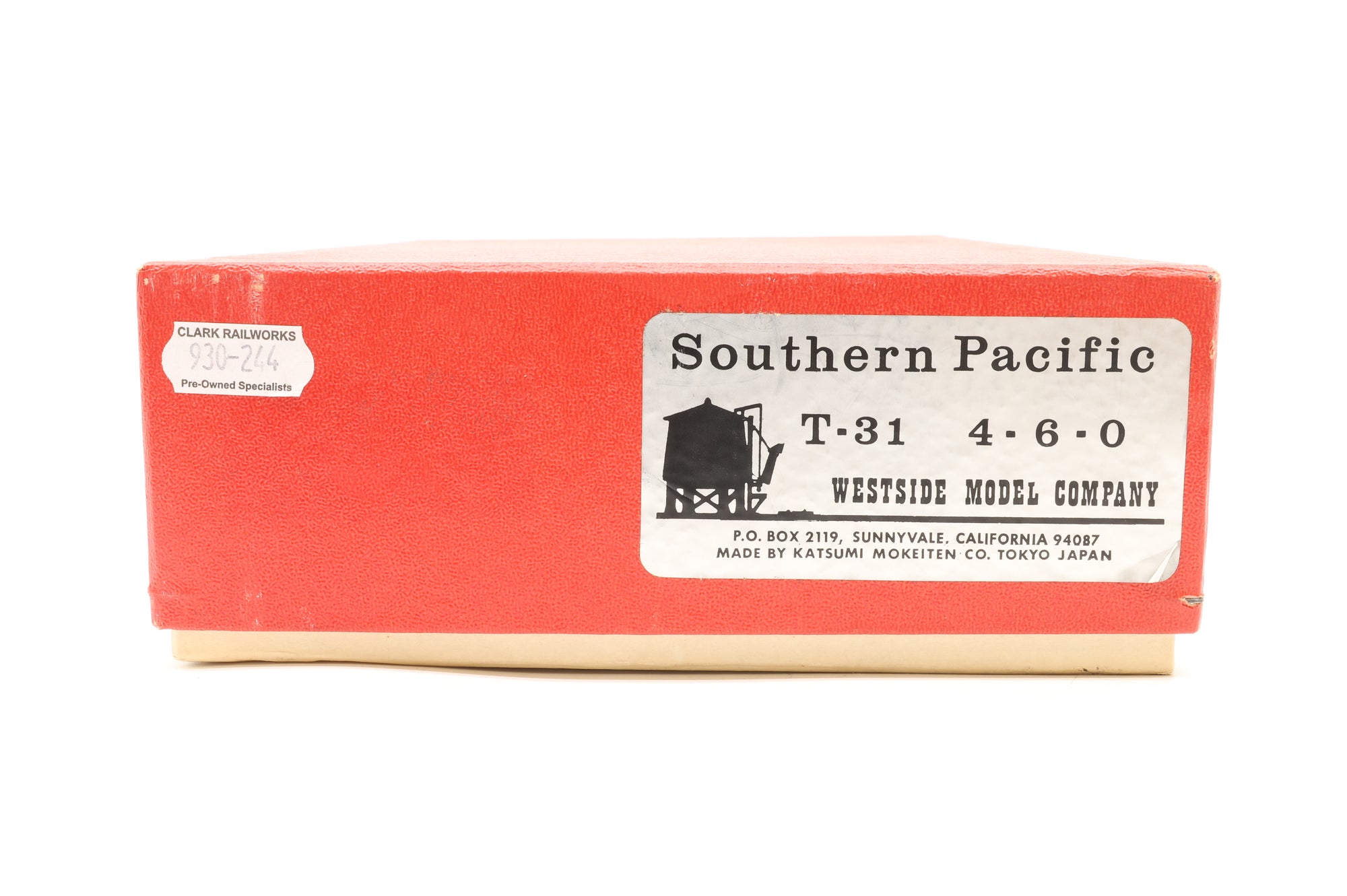 Westside Model Company HO Brass T-31 4-6-0 Southern Pacific Custom Painted