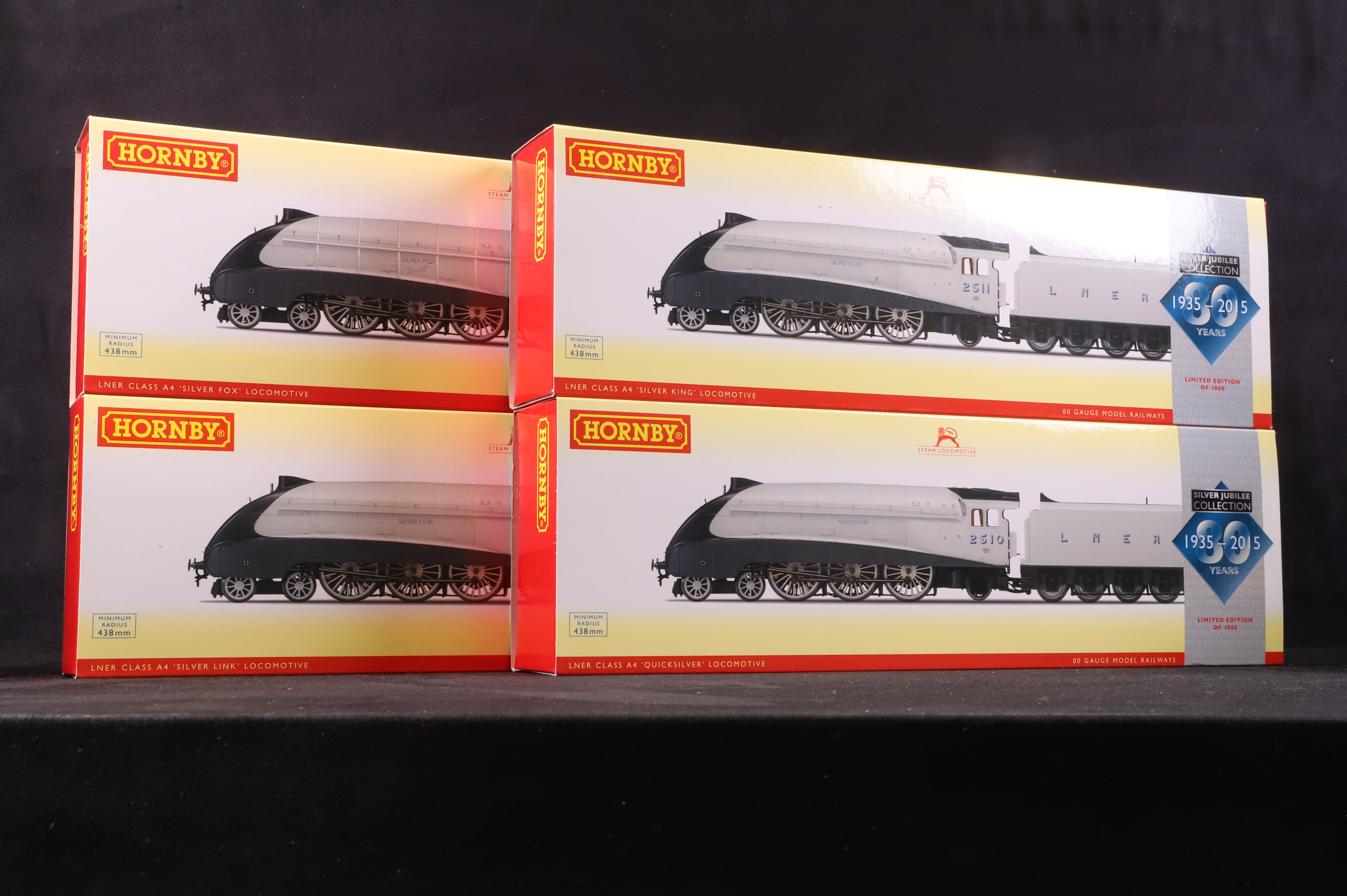 Hornby OO R3337 The Silver Jubilee Collection (4pcs), 80th
