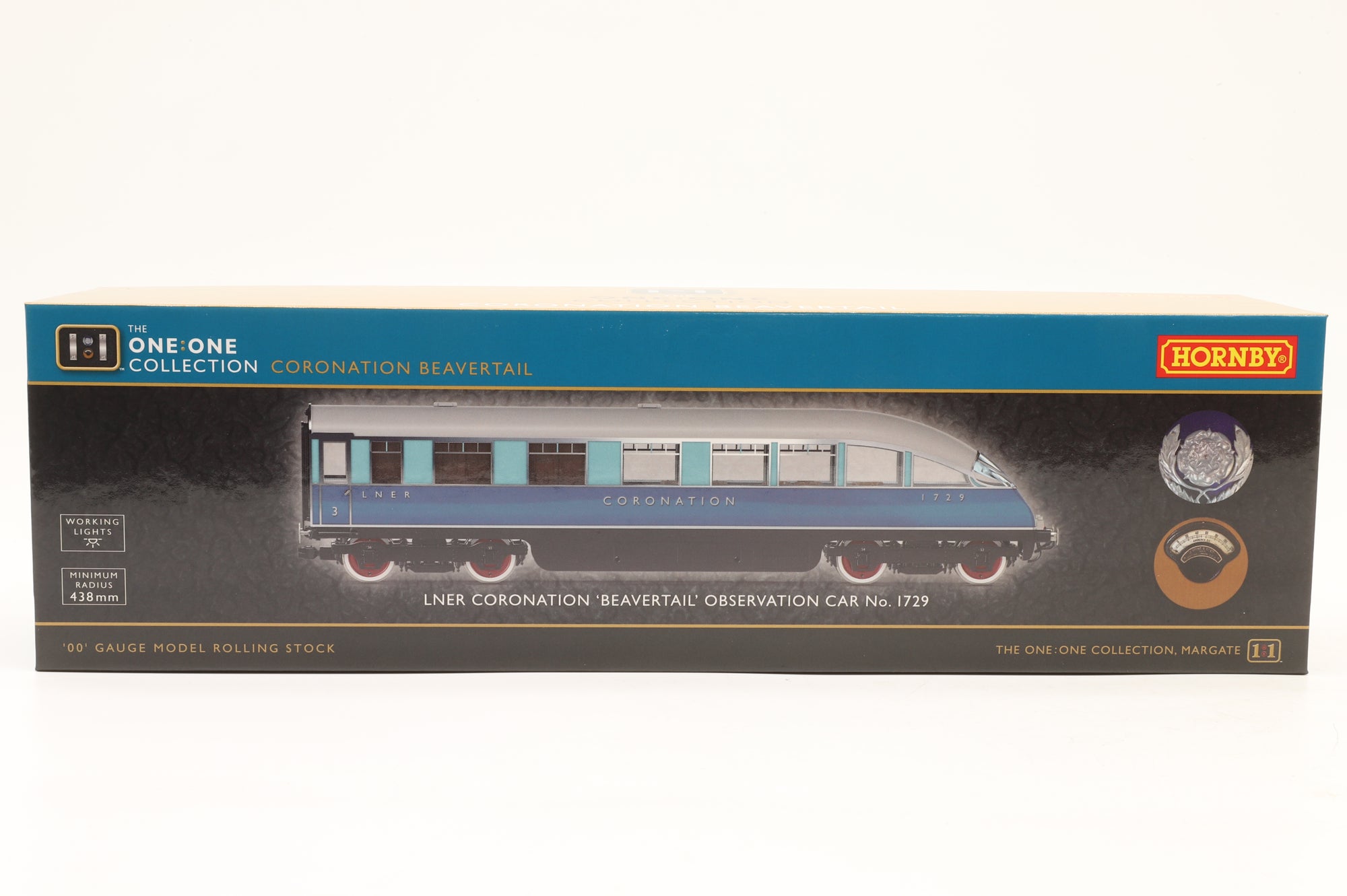 Hornby OO R40481 LNER Coronation Observation Car No. 1729