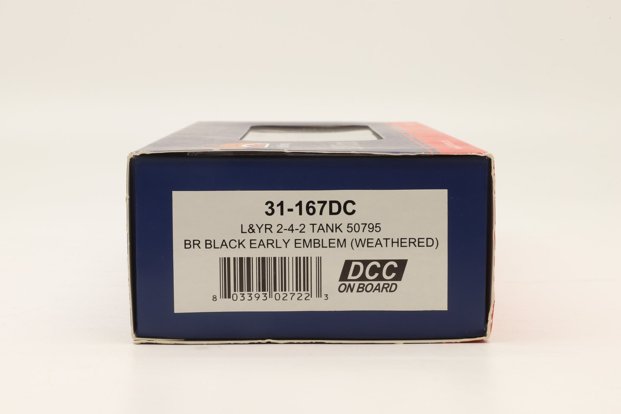 Bachmann OO 31-167DC L&YR 2-4-2 Tank '50795' BR Black E/C Weathered DCC Fitted