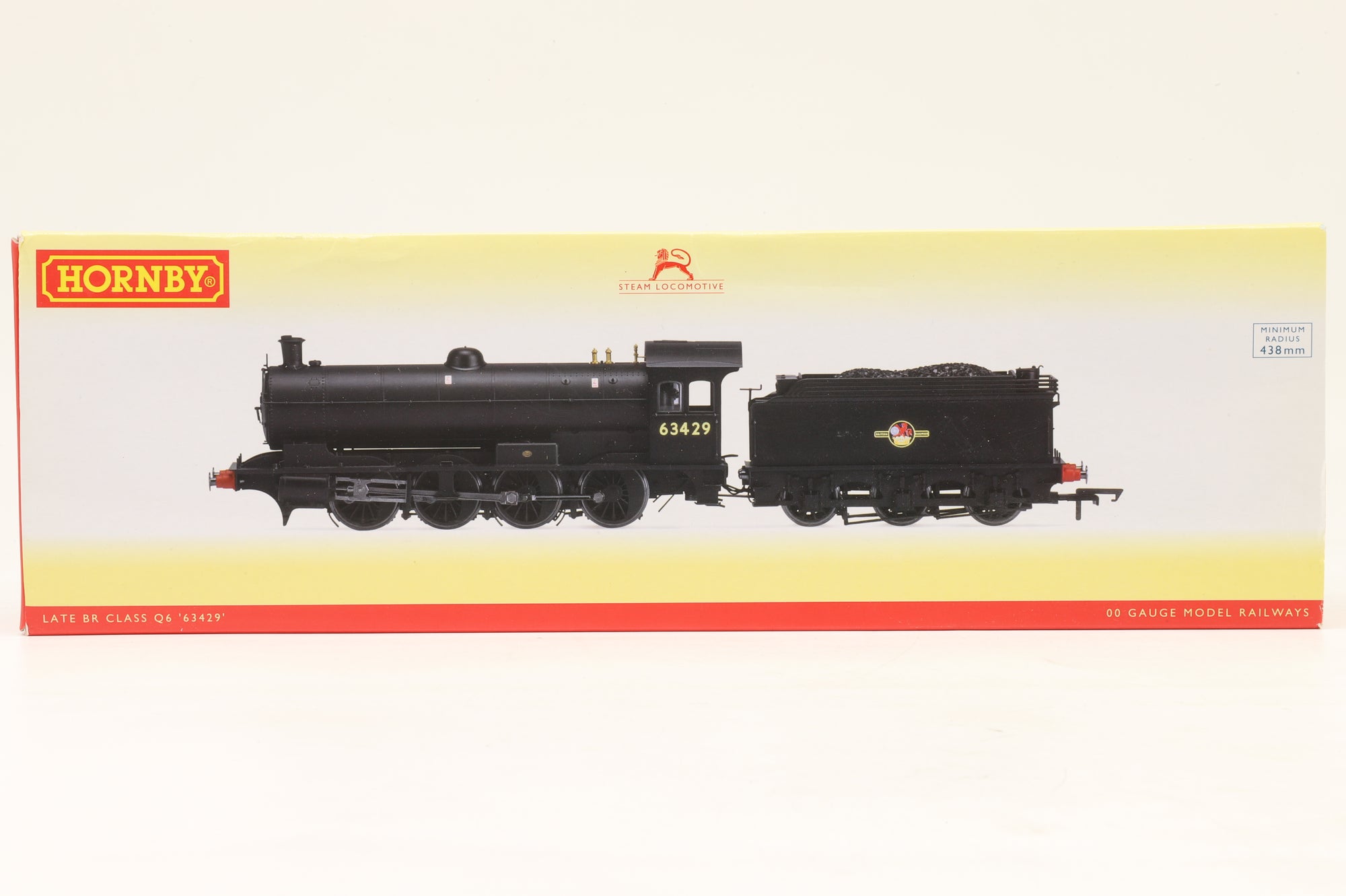 Hornby OO R3426 Class Q6 63429 in BR Black w/ Late Crests