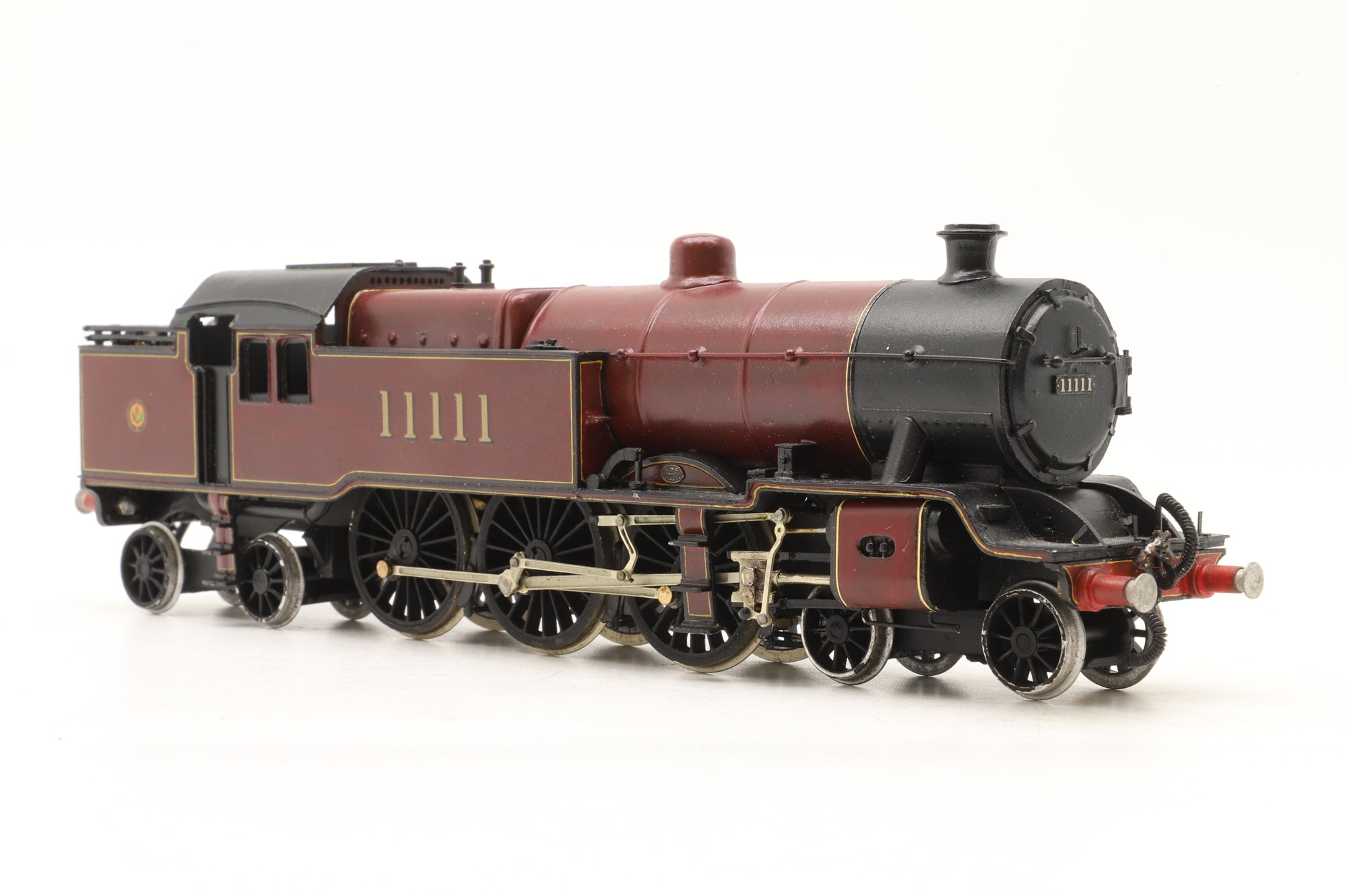 Millholme Kit-Built OO L&Y Baltic Tank No. 11111 in LMS Lined Crimson