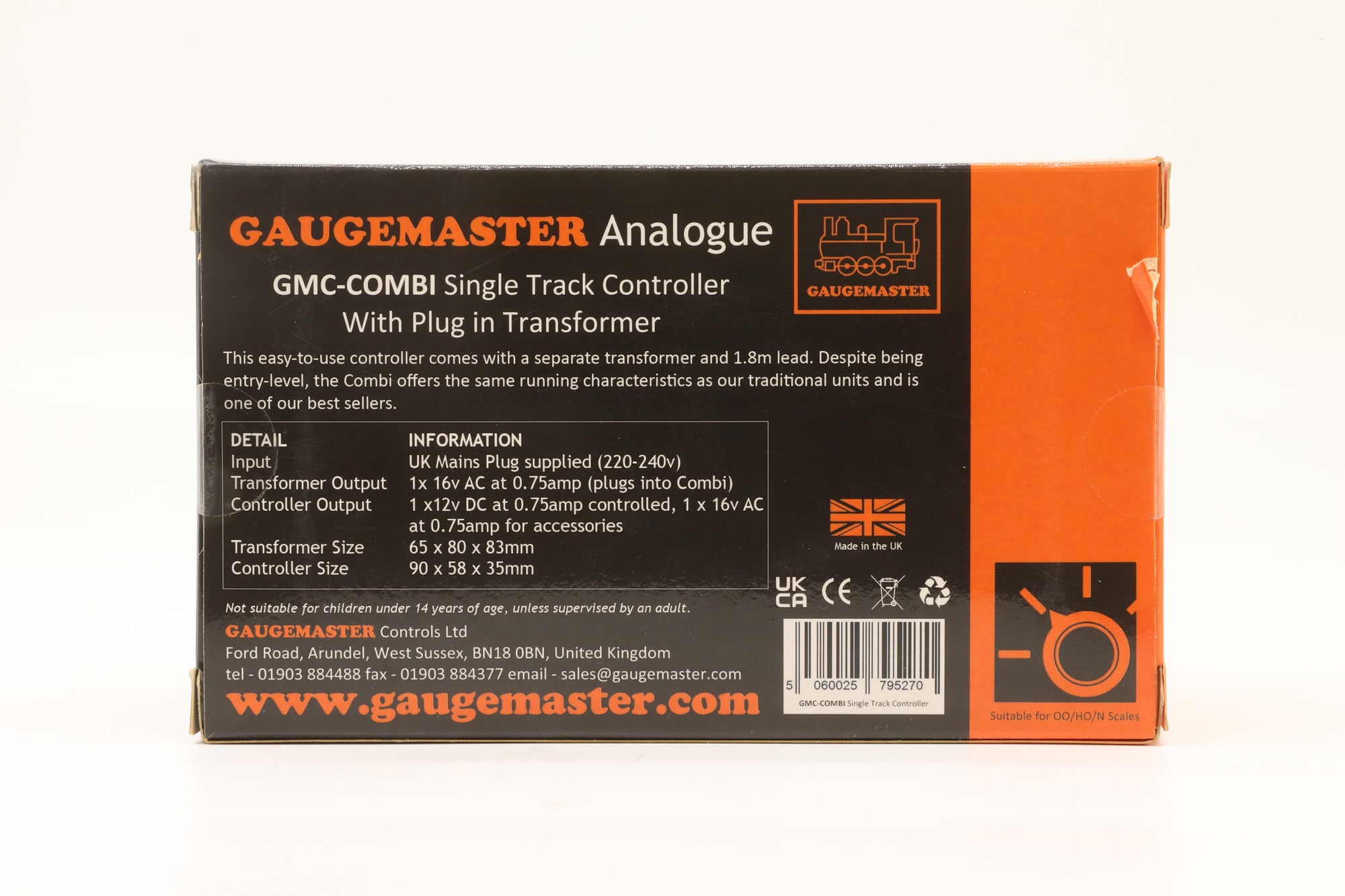 Gaugemaster OO GMC-COMBI Single Track Controller