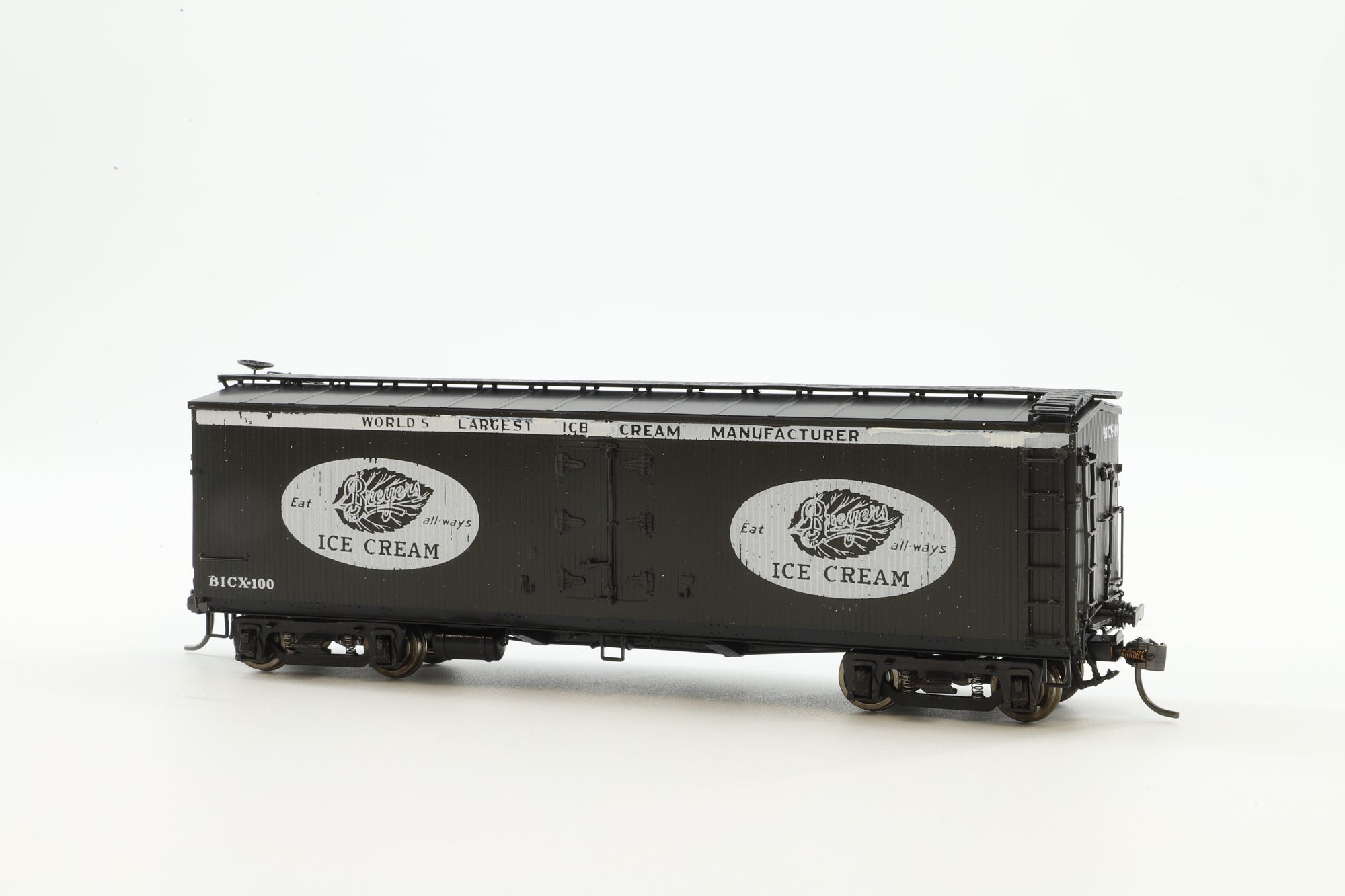 Precision Scale HO Brass 16614 Milk Car Set Of 3 cars Fairfield, Supplee, Breyer