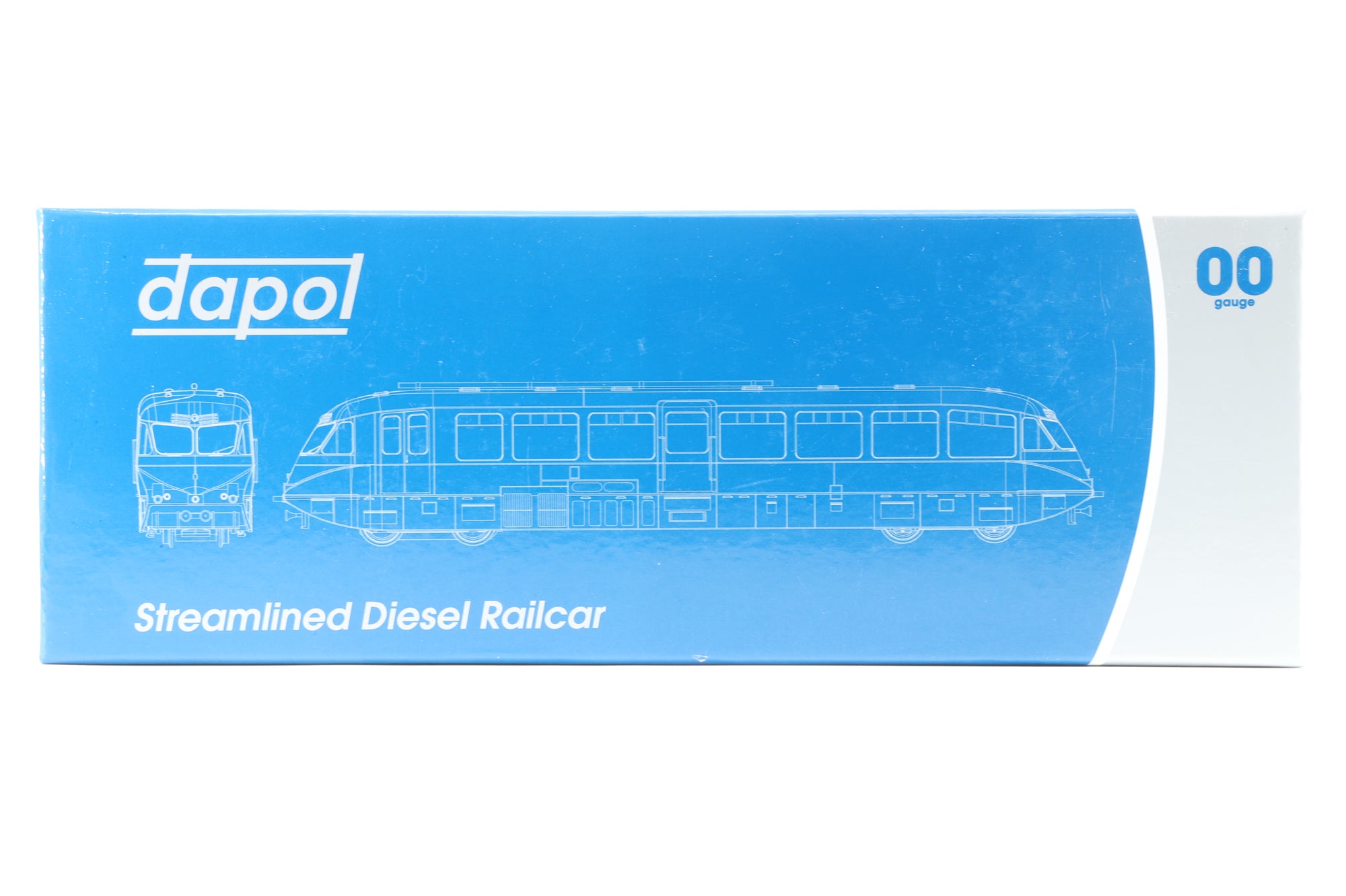 Dapol OO 4D-011-008 Streamlined Railcar W8 BR Lined Carmine & Cream