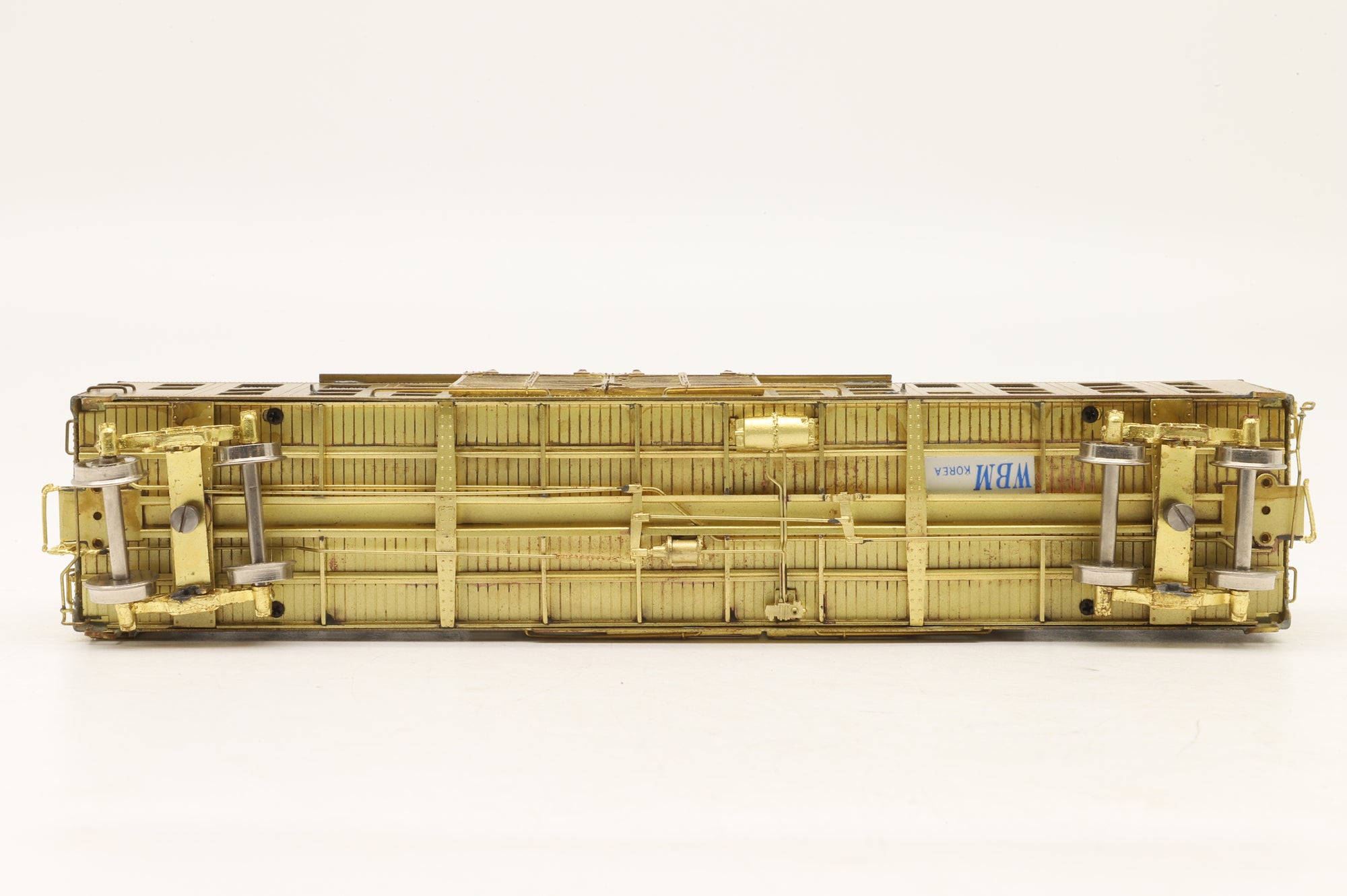 Rail Works Ltd HO Brass K-9A 50' Round Roof Stock Car – Unpainted