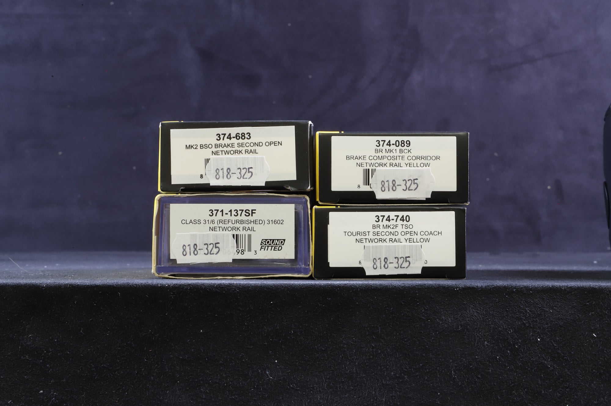 Graham Farish N 371-137SF Class 31/6 '31602' Network Rail & 3 Mk1/ Mk2 Network Rail Coaches