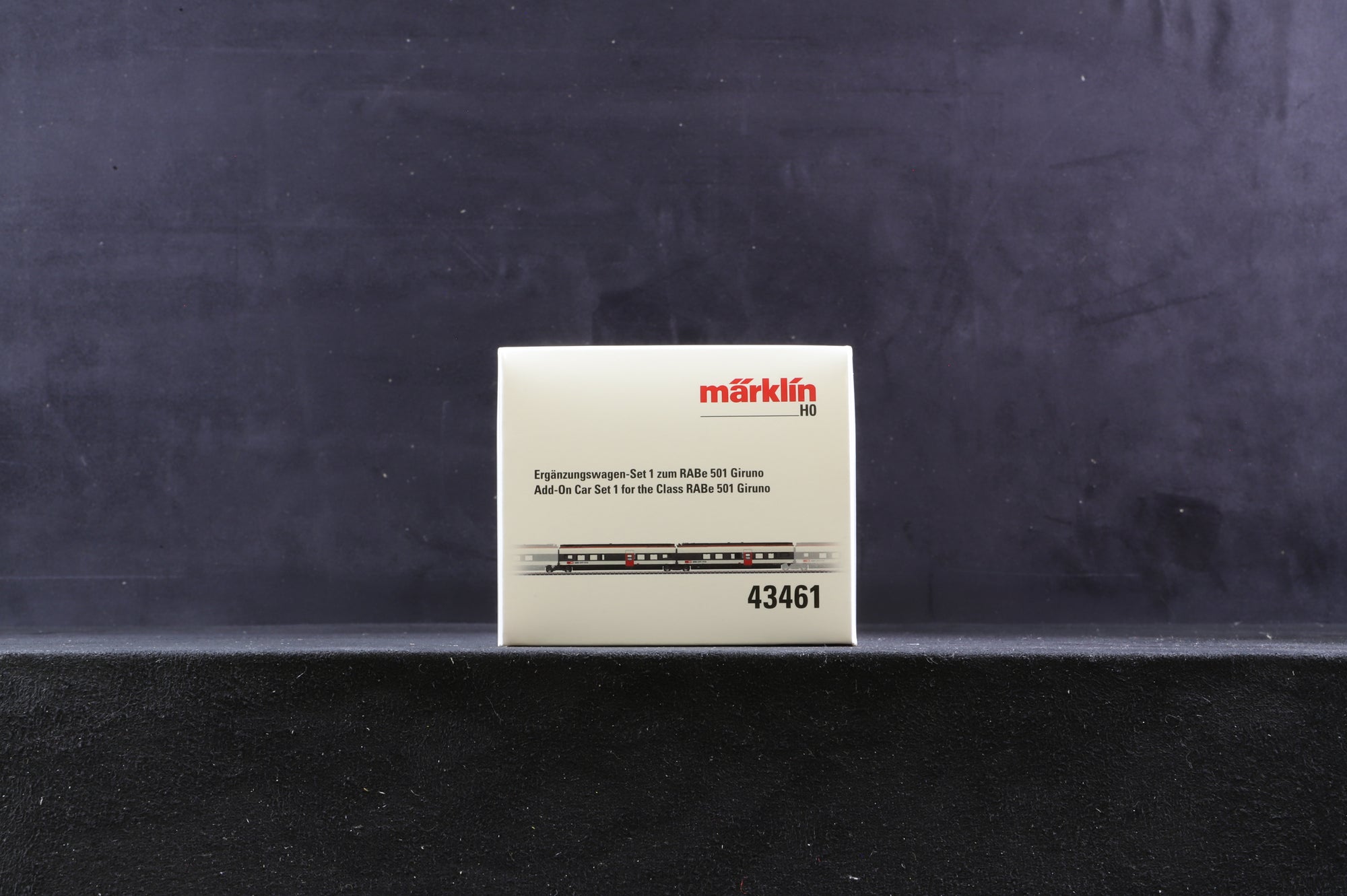 Marklin HO 39810 Class RABe 501 Giruno &  43461, 2 & 3 Add-On Car Sets