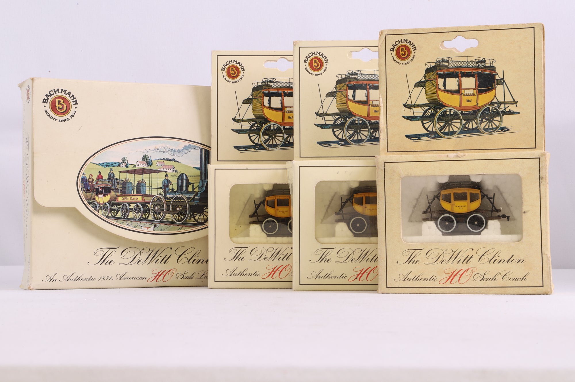 Bachmann HO The DeWitt Clinton Train Pack Inc. 43-1045x3 & 41-500