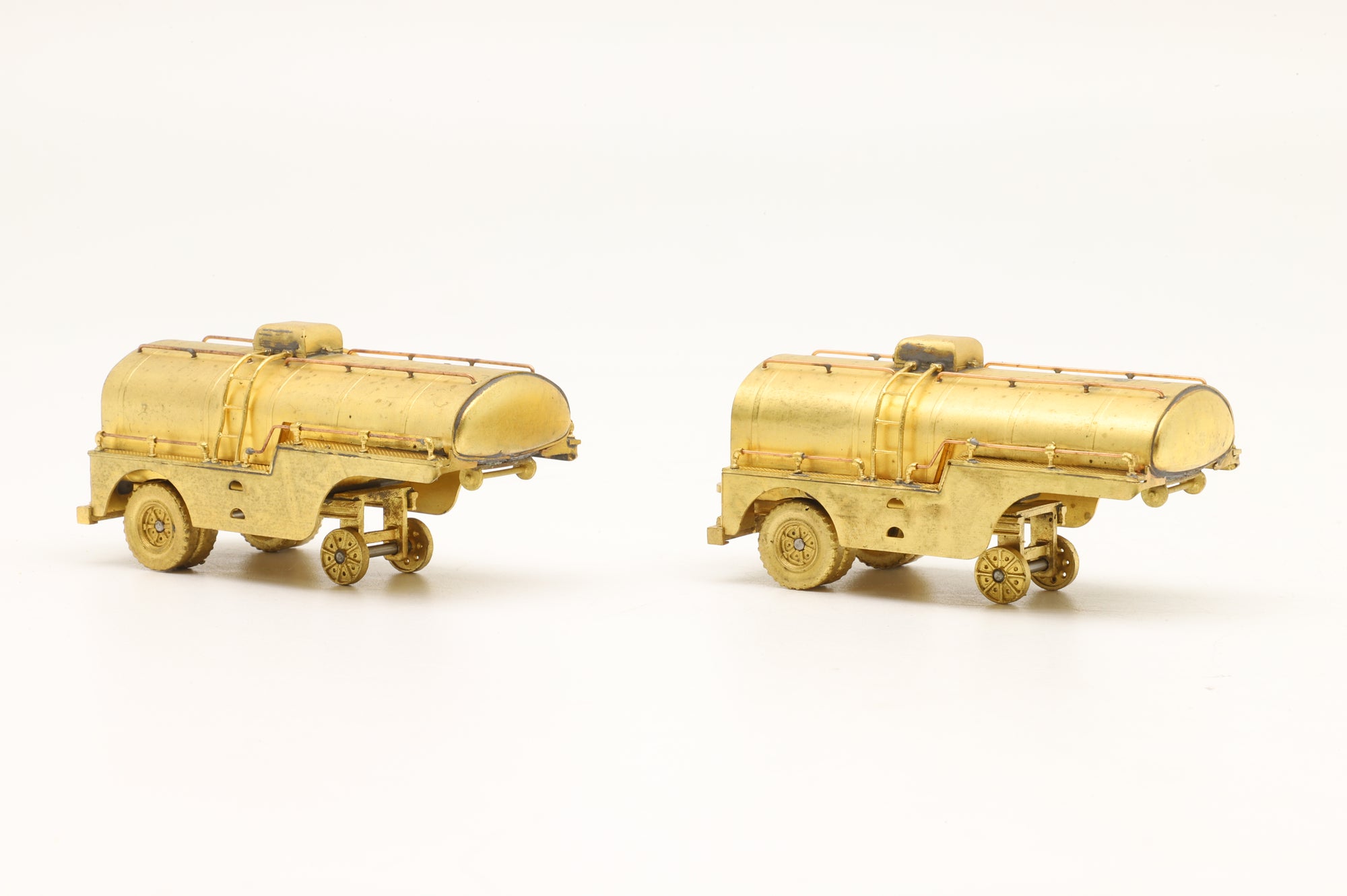 Overland Models HO Brass MDT Set Of 2 Road Trailers Unpainted