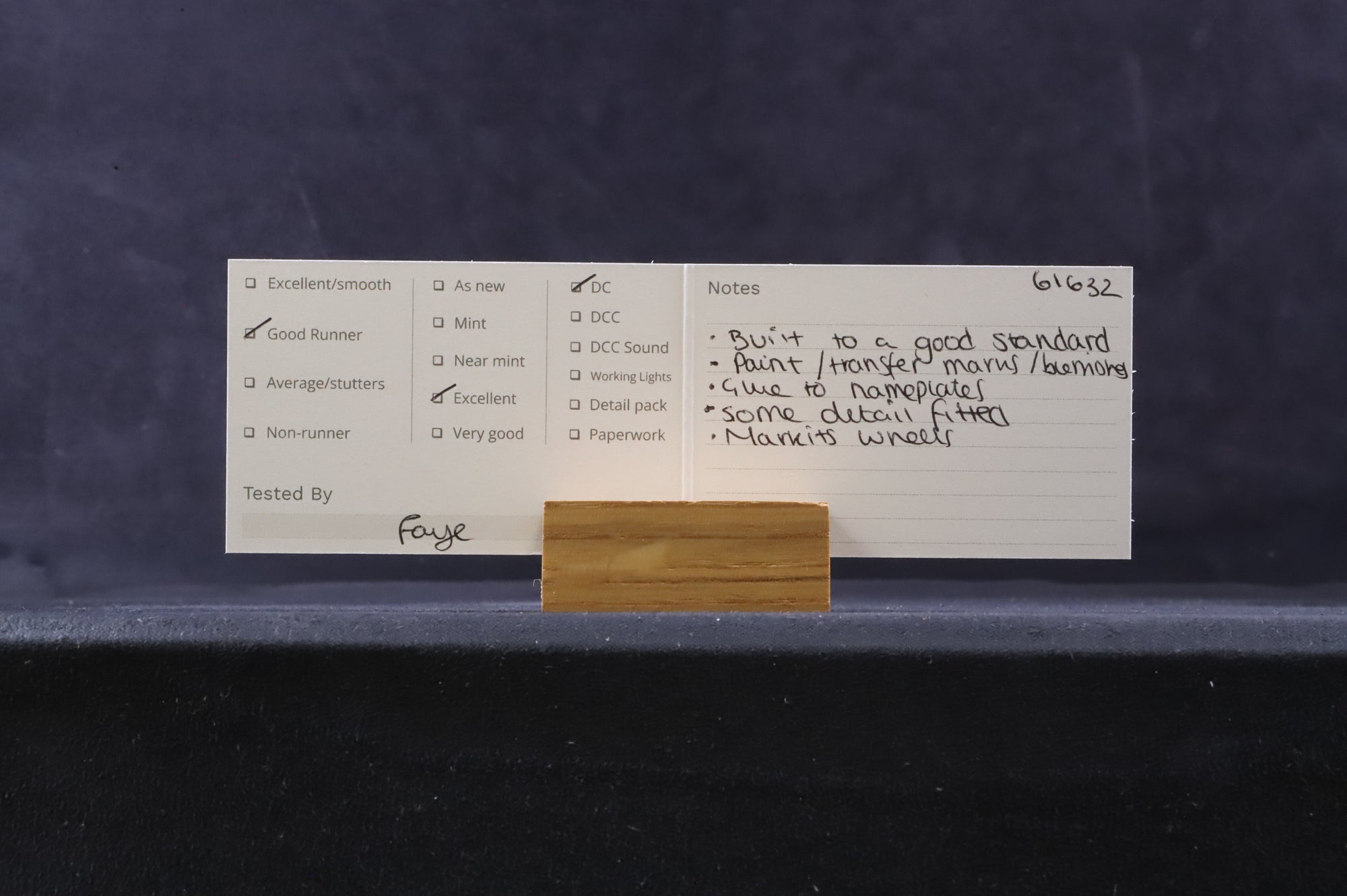 DMR Products OO 4MR/01 LNER B2 '61632' BR Green L/C Kit Built