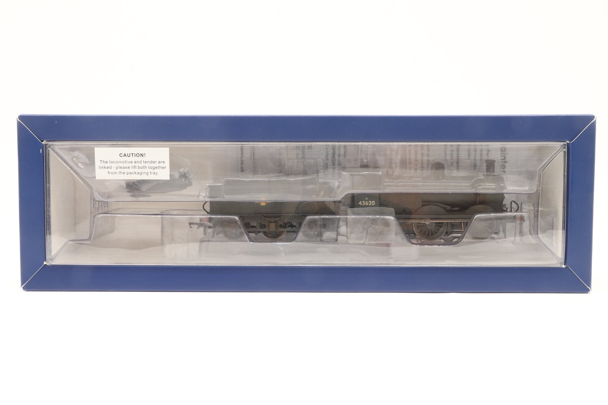 Bachmann OO 31-628DC Class 3F '43620' BR Black L/C Weathered DCC Fitted