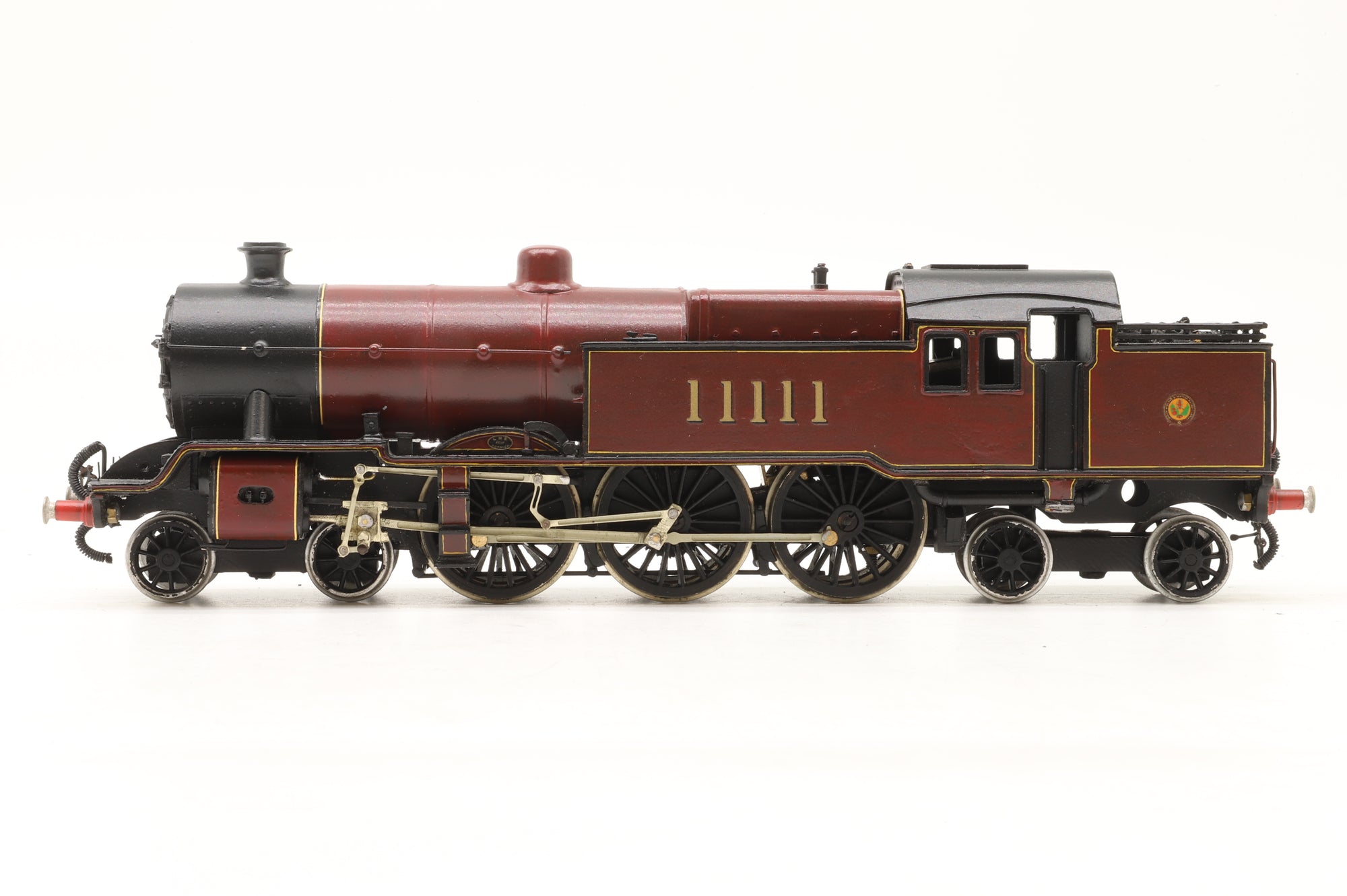 Millholme Kit-Built OO L&Y Baltic Tank No. 11111 in LMS Lined Crimson