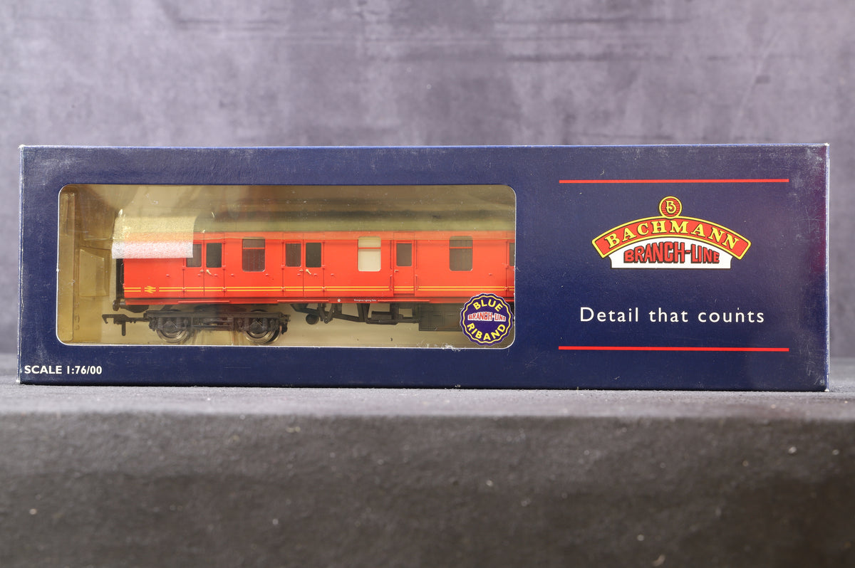 Bachmann OO Rake Of 4 BR MK1 BGs Royal Mail Red Inc. 39-184 x2, 39-184A &amp; 39-184B