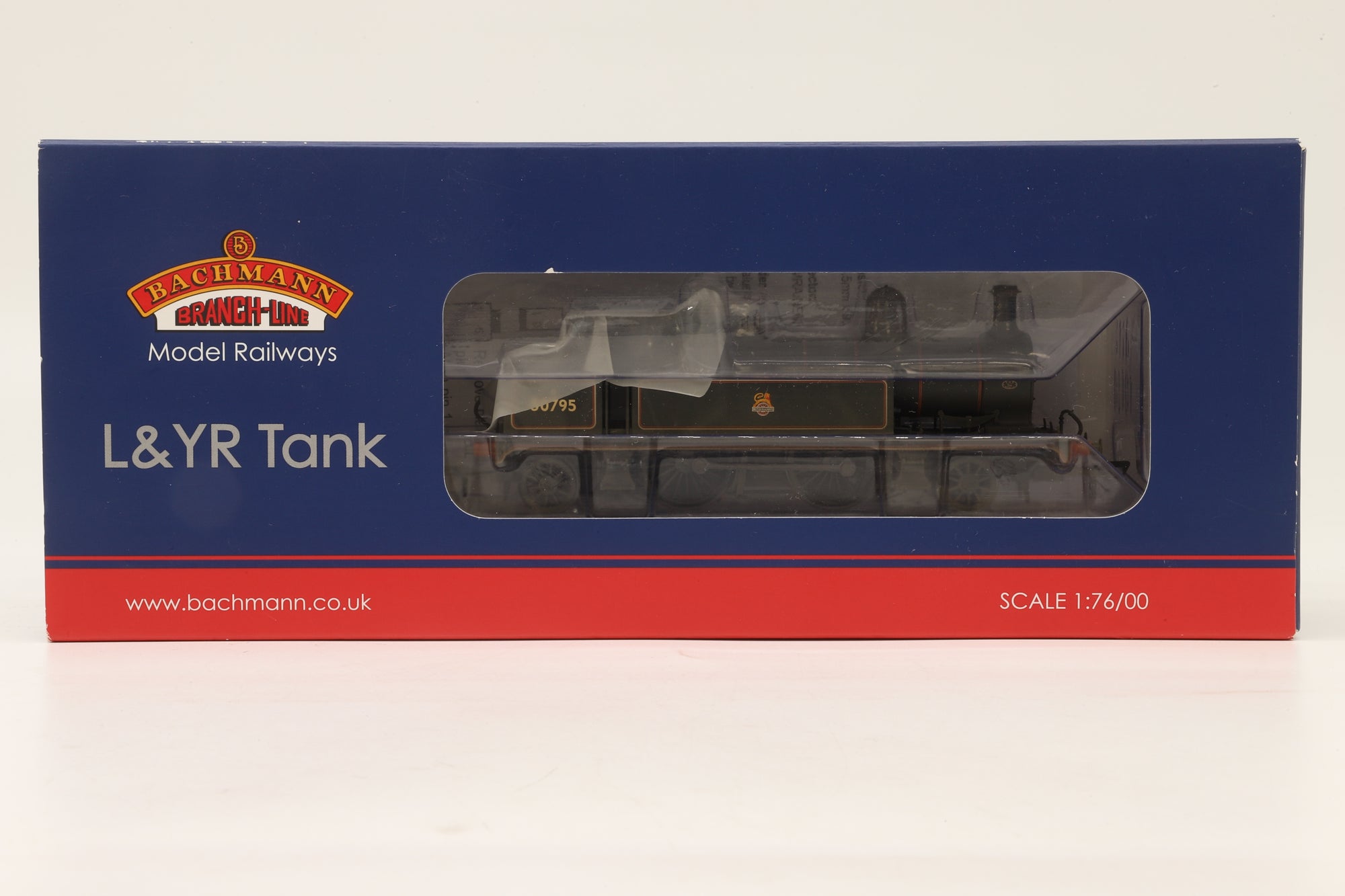 Bachmann OO 31-167DC L&YR 2-4-2 Tank '50795' BR Black E/C Weathered DCC Fitted