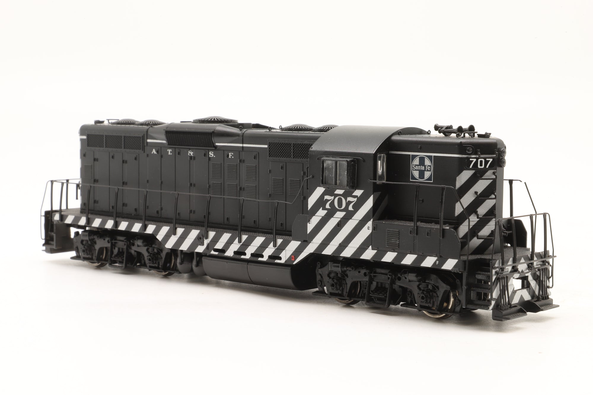 Proto 2000 HO 23614 GP9 II #707 in AT&SF Black