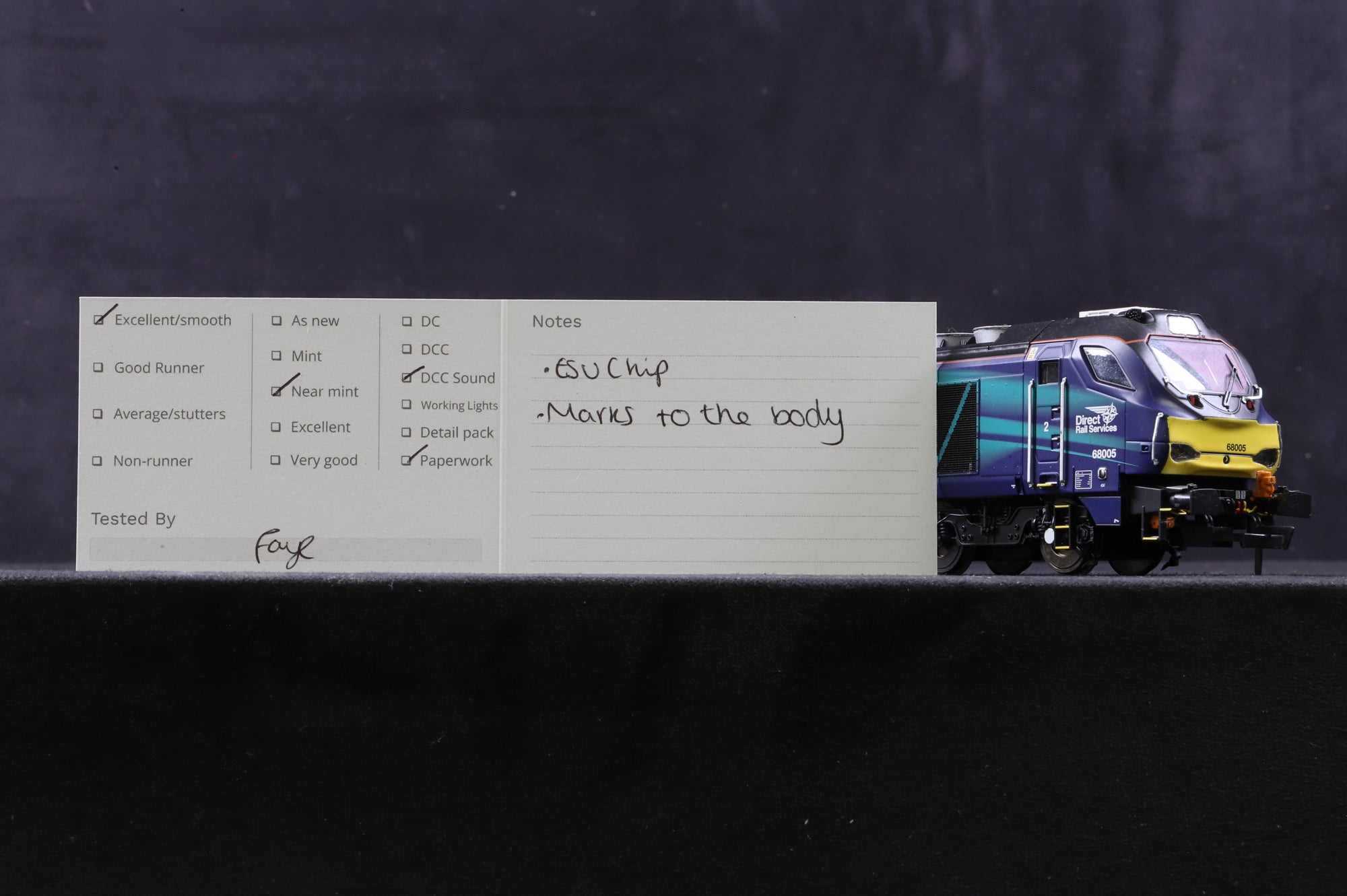 Dapol OO 4D-022-001 Class 68 '68002' 'Intrepid' DRS Livery DCC Sound