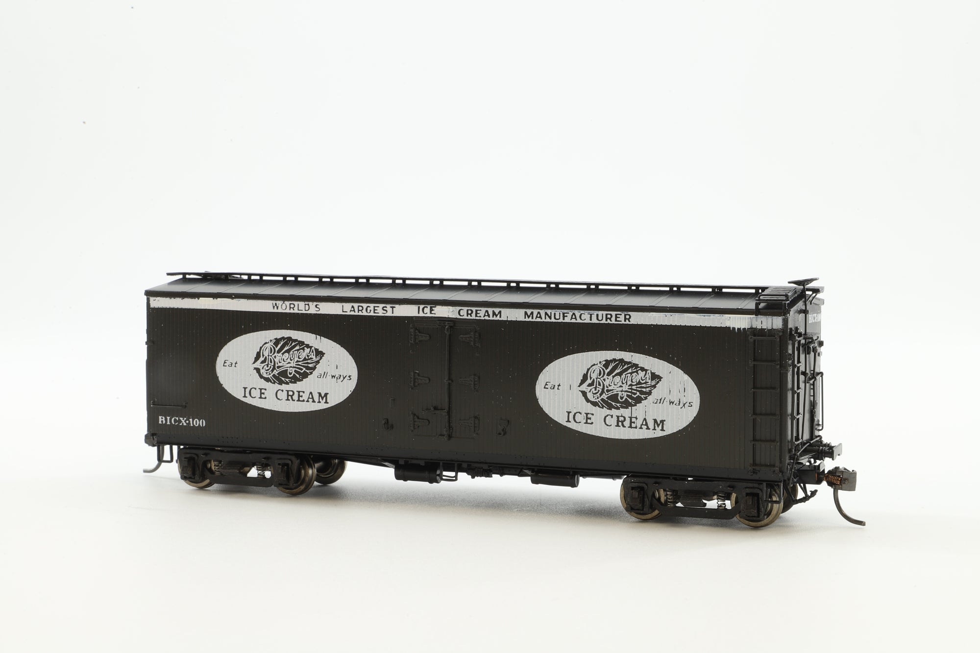 Precision Scale HO Brass 16614 Milk Car Set Of 3 cars Fairfield, Supplee, Breyer