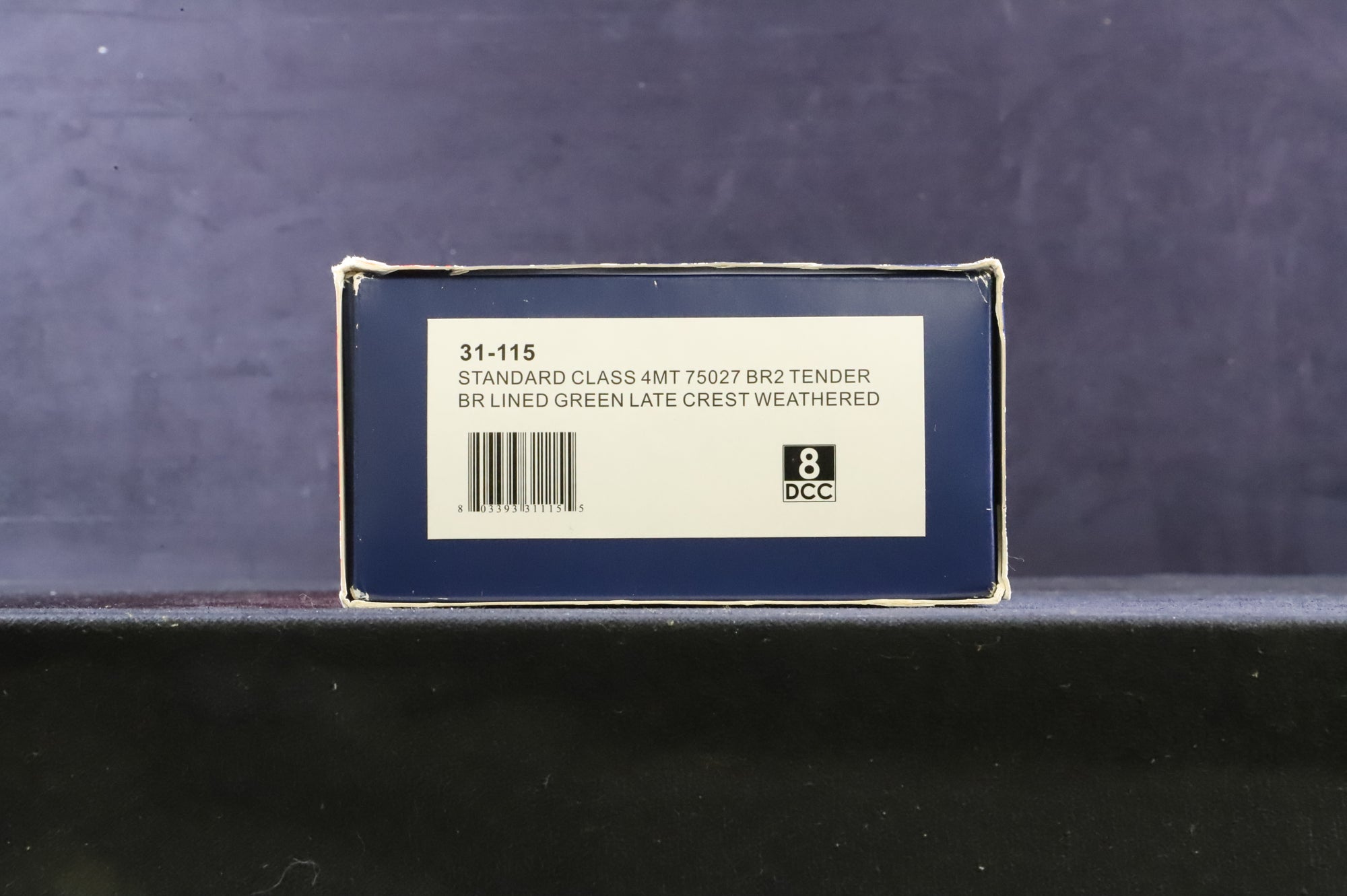 Bachmann OO 31-115 Standard Class 4MT '75027' BR 2 Tender BR Lined Green L/C Weathered