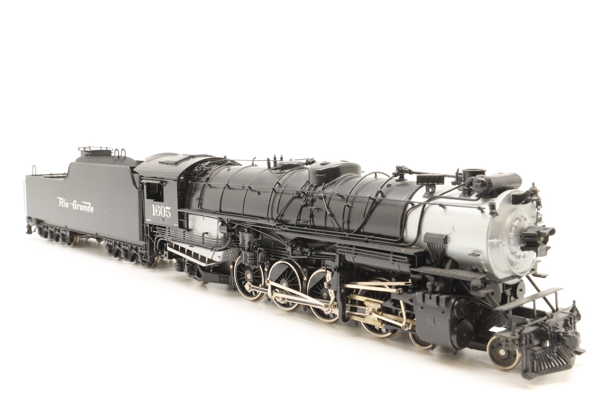 Tenshodo/ Pacific Fast Mail HO Brass 169 Denver & Rio Grande Western 4-8-2 M-75 Steam Locomotive Custom Painted