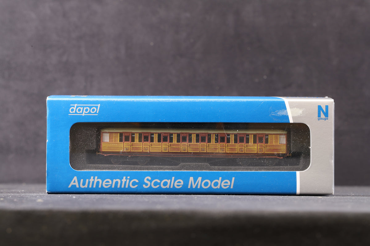 Dapol N 2P-011-004/ 105 Rake Of 3 Gresley Teak Coaches