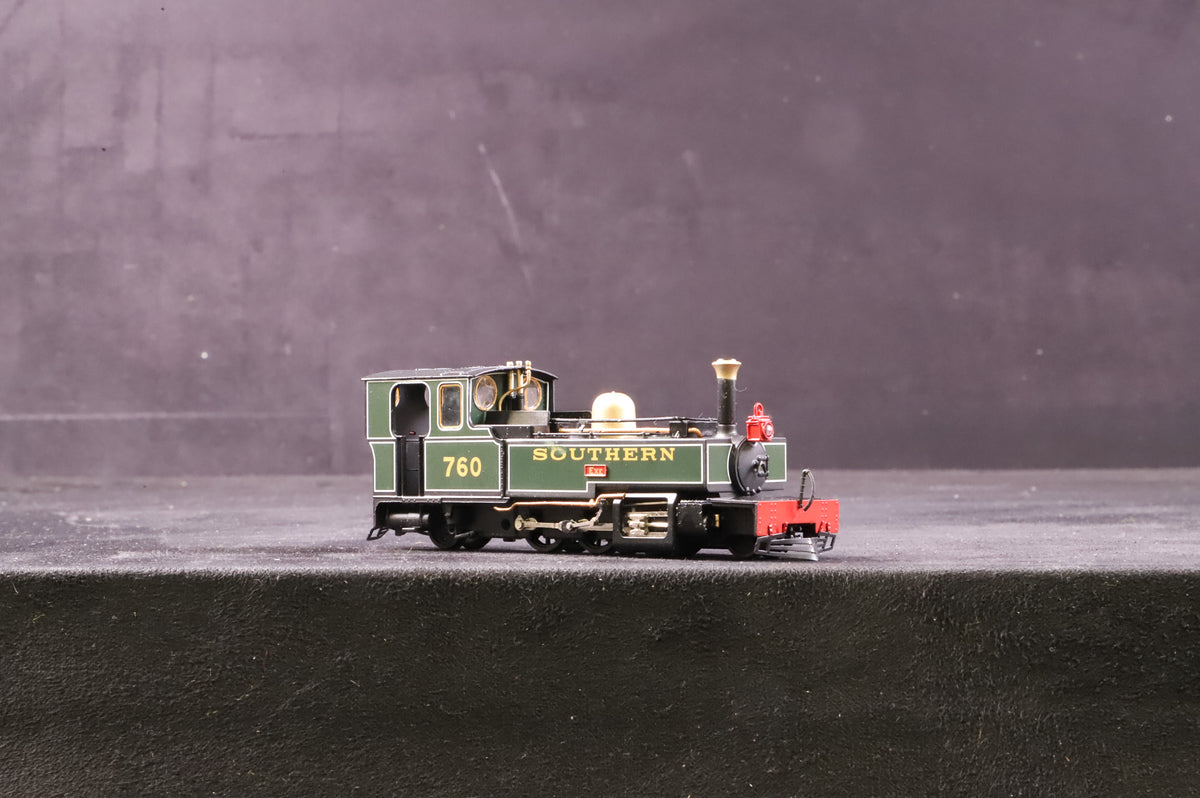 Heljan OO9 99511 L&amp;B Tank No.760 EXE in SR Lined Green