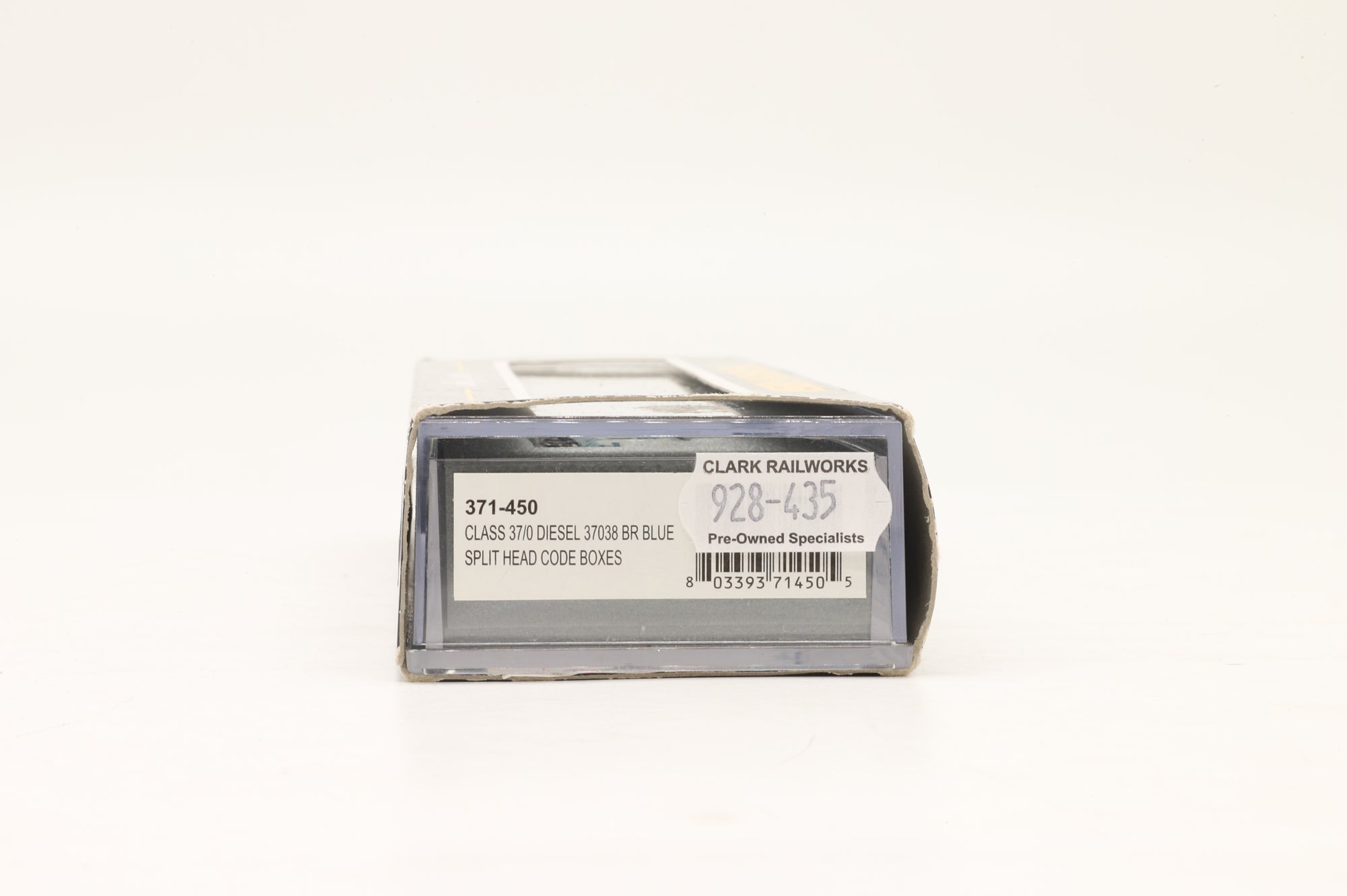 Graham Farish N 371-450 Class 37/0 37038 in BR Blue w/ Split Head Code Boxes
