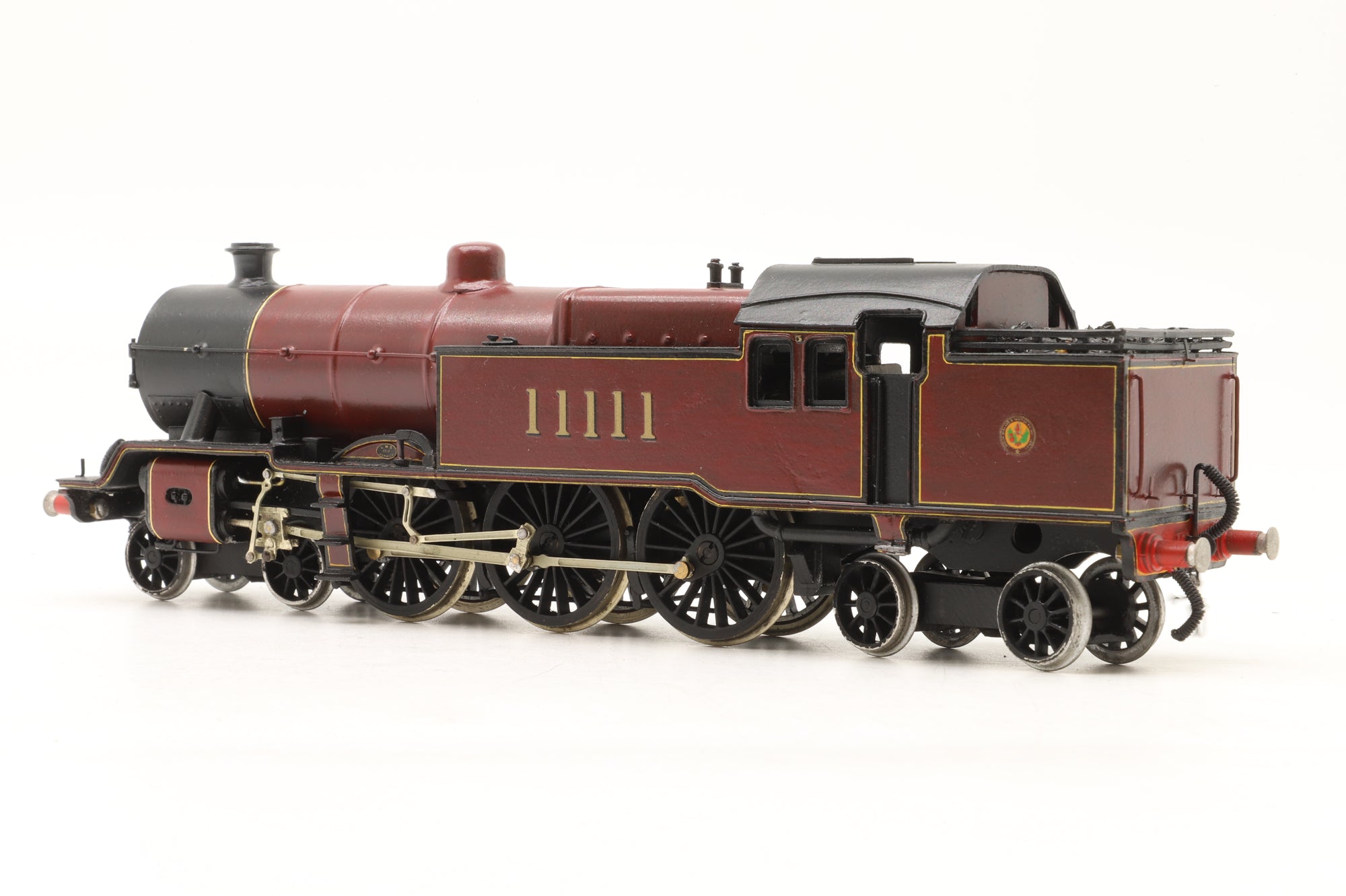 Millholme Kit-Built OO L&Y Baltic Tank No. 11111 in LMS Lined Crimson