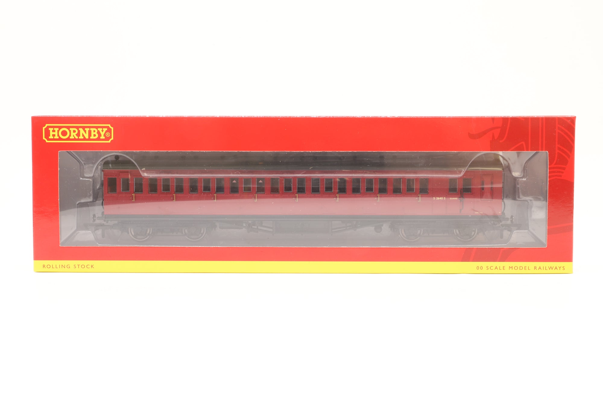 Hornby OO R4746A, 47A, 48A & 49A Rake of 4 BR Ex- LSWR Non-Corridor Coaches Crimson