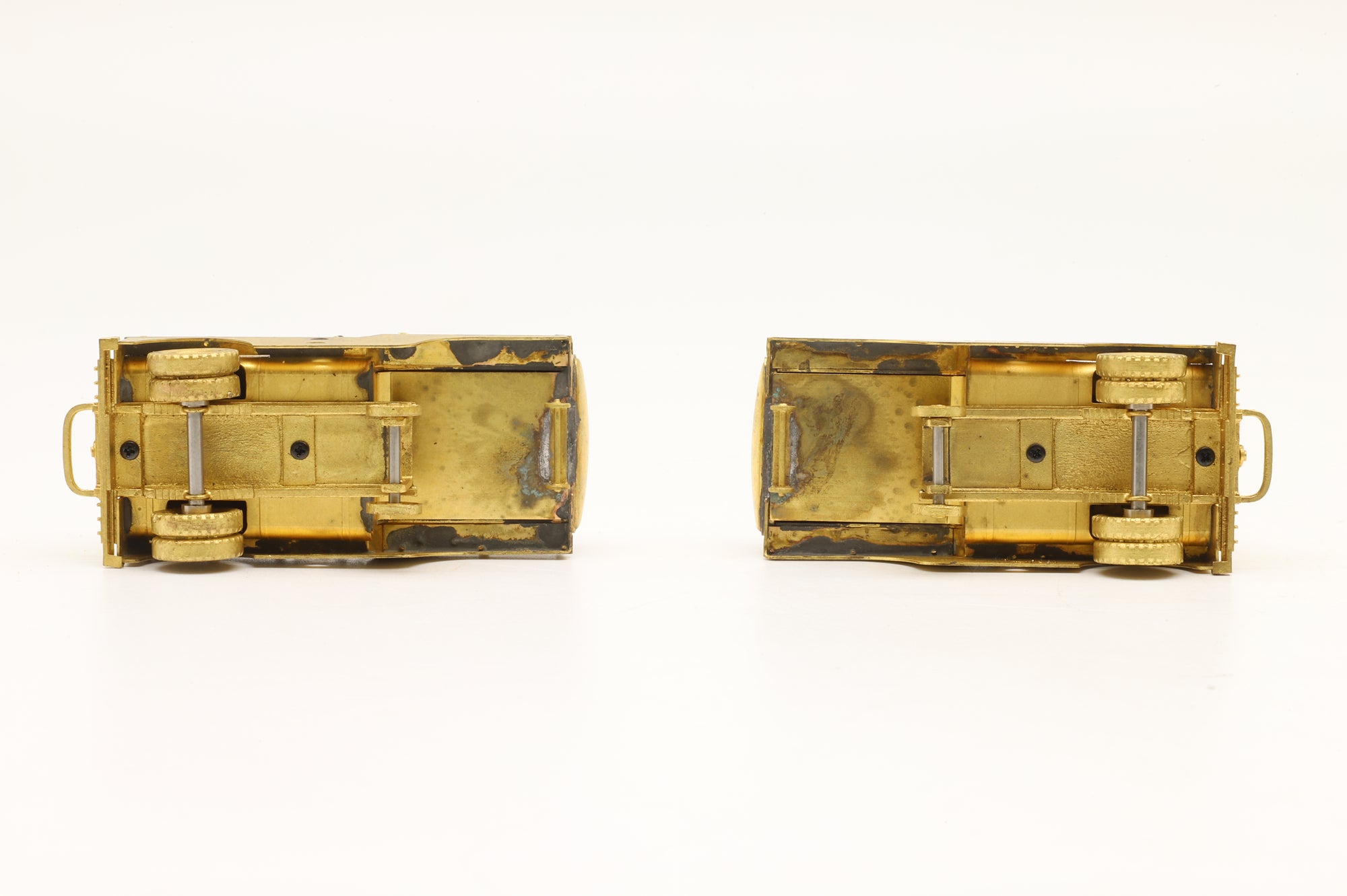 Overland Models HO Brass MDT Set Of 2 Road Trailers Unpainted