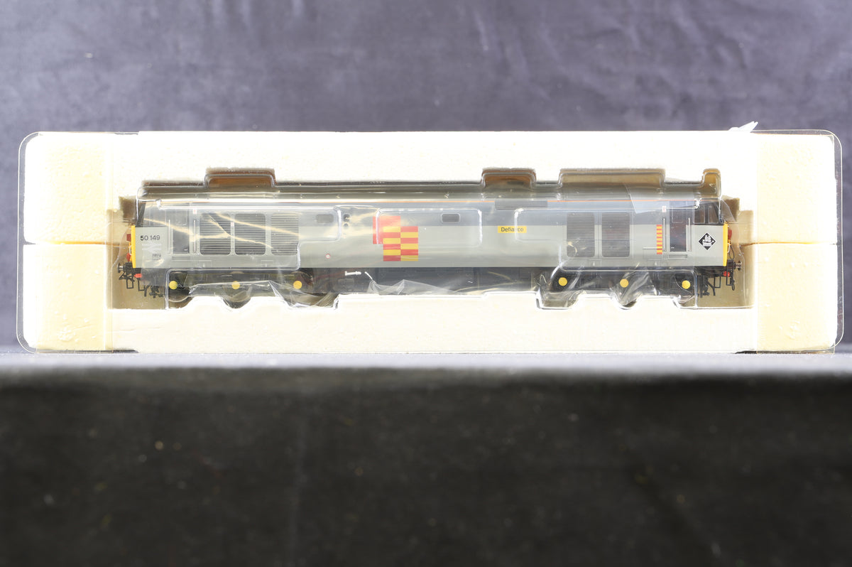 Hornby OO R2434 BR Railfreight Sector Cl.50 &#39;50149&#39; &#39;Defiance&#39;, Rail Exp. Ltd Ed. 420/1000