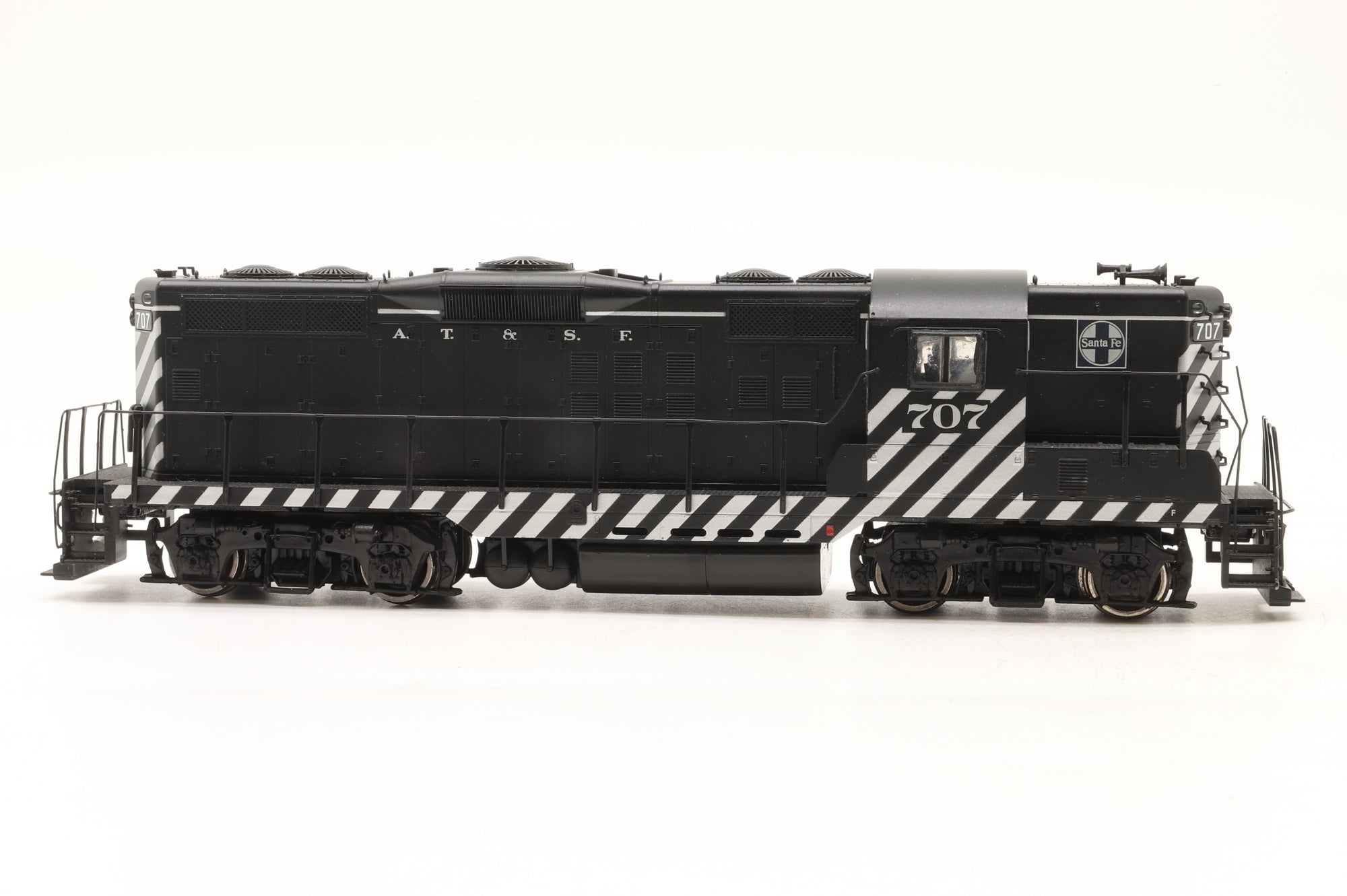 Proto 2000 HO 23614 GP9 II #707 in AT&SF Black