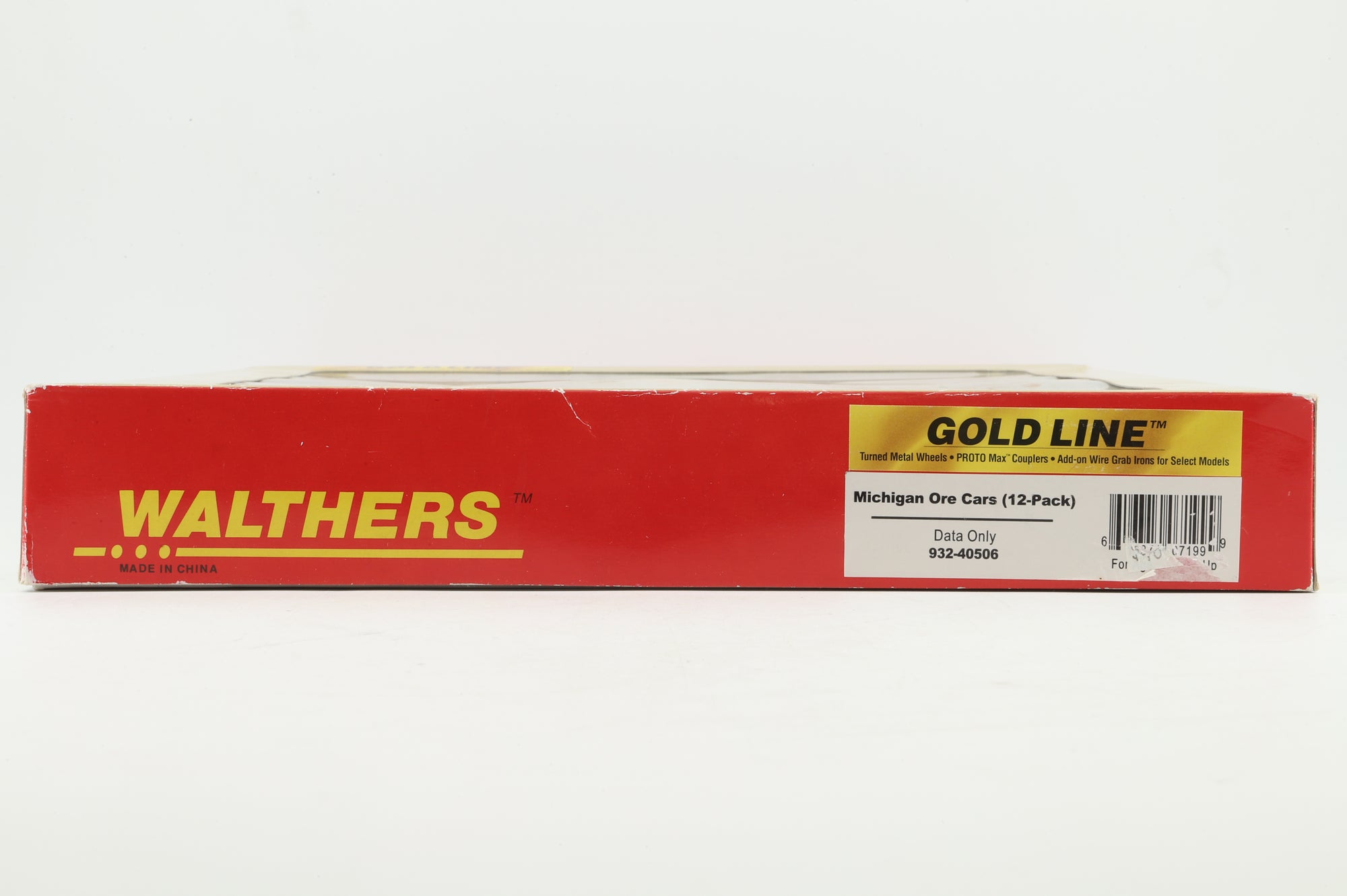 Walthers HO 932-40506 12-Pack of Michigan Ore Cars in Plain Brown - Pro-Weathered
