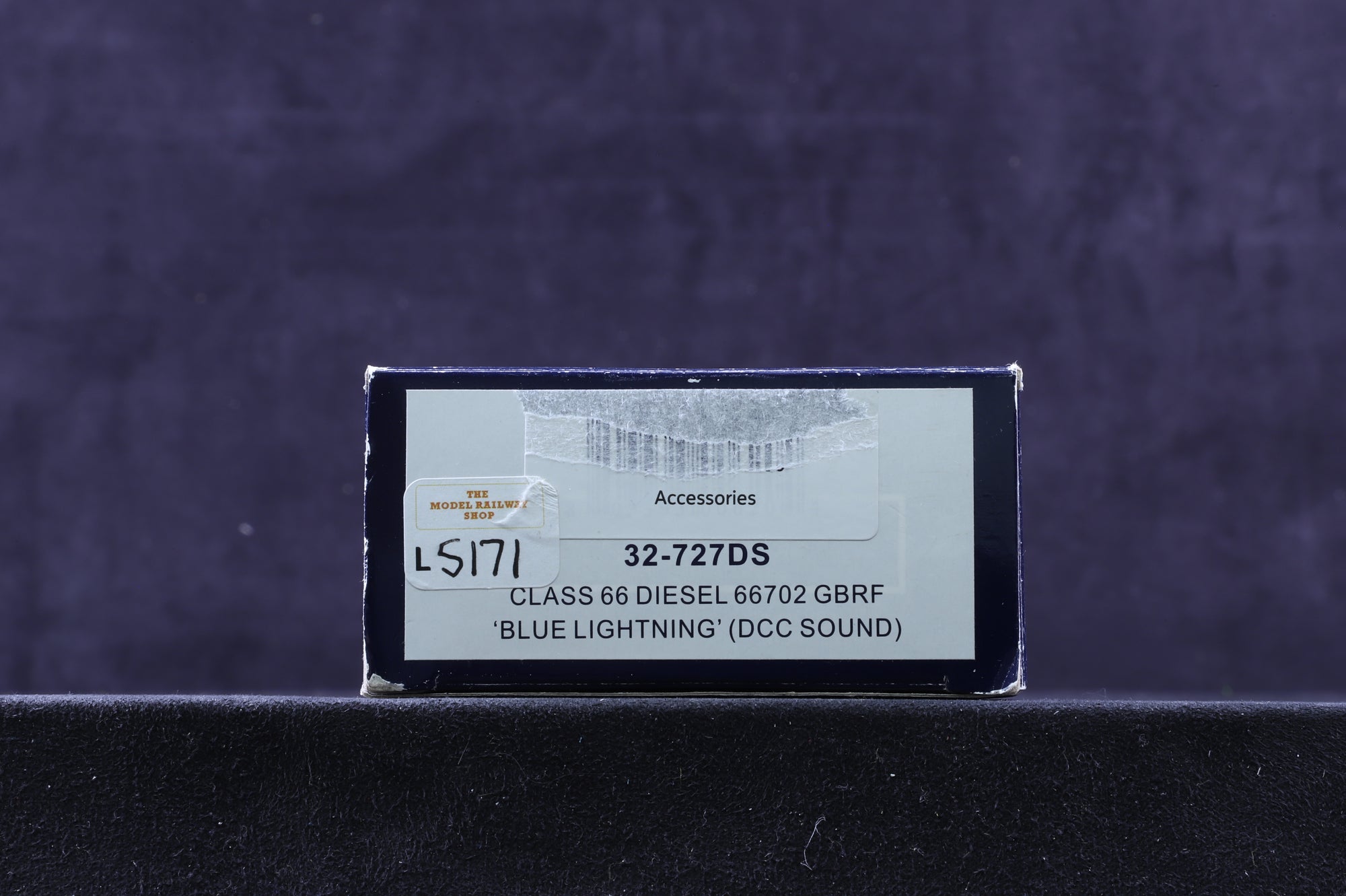 Bachmann OO 32-727DS Class 66 66702 'Blue Lightening' in GBRF Livery - DCC Sound