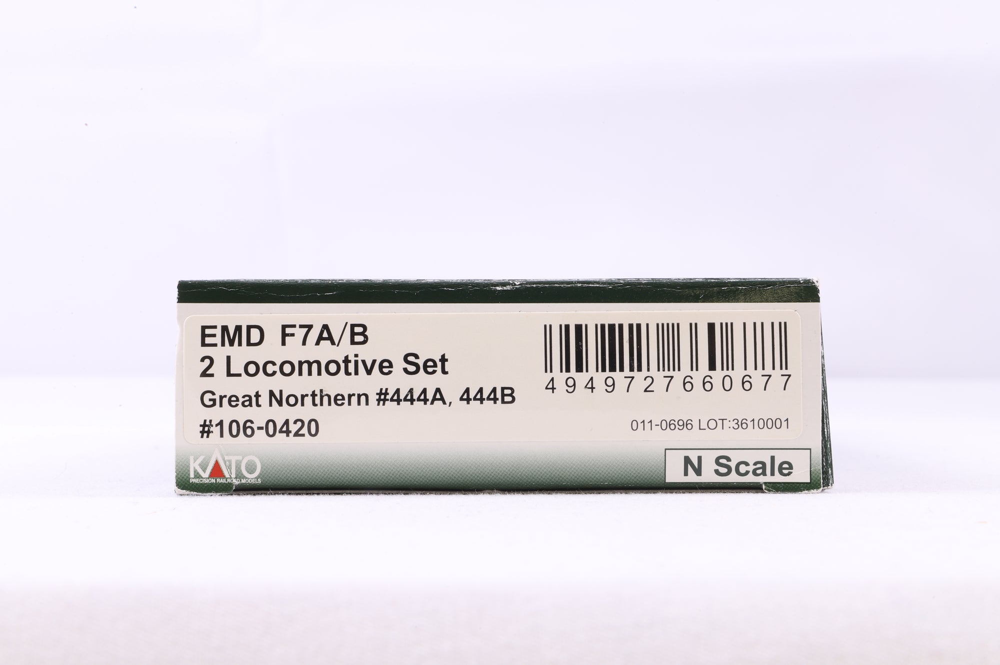 Kato N 106-0420 EMD F7A/B Set Great Northern '444A' & '444B'