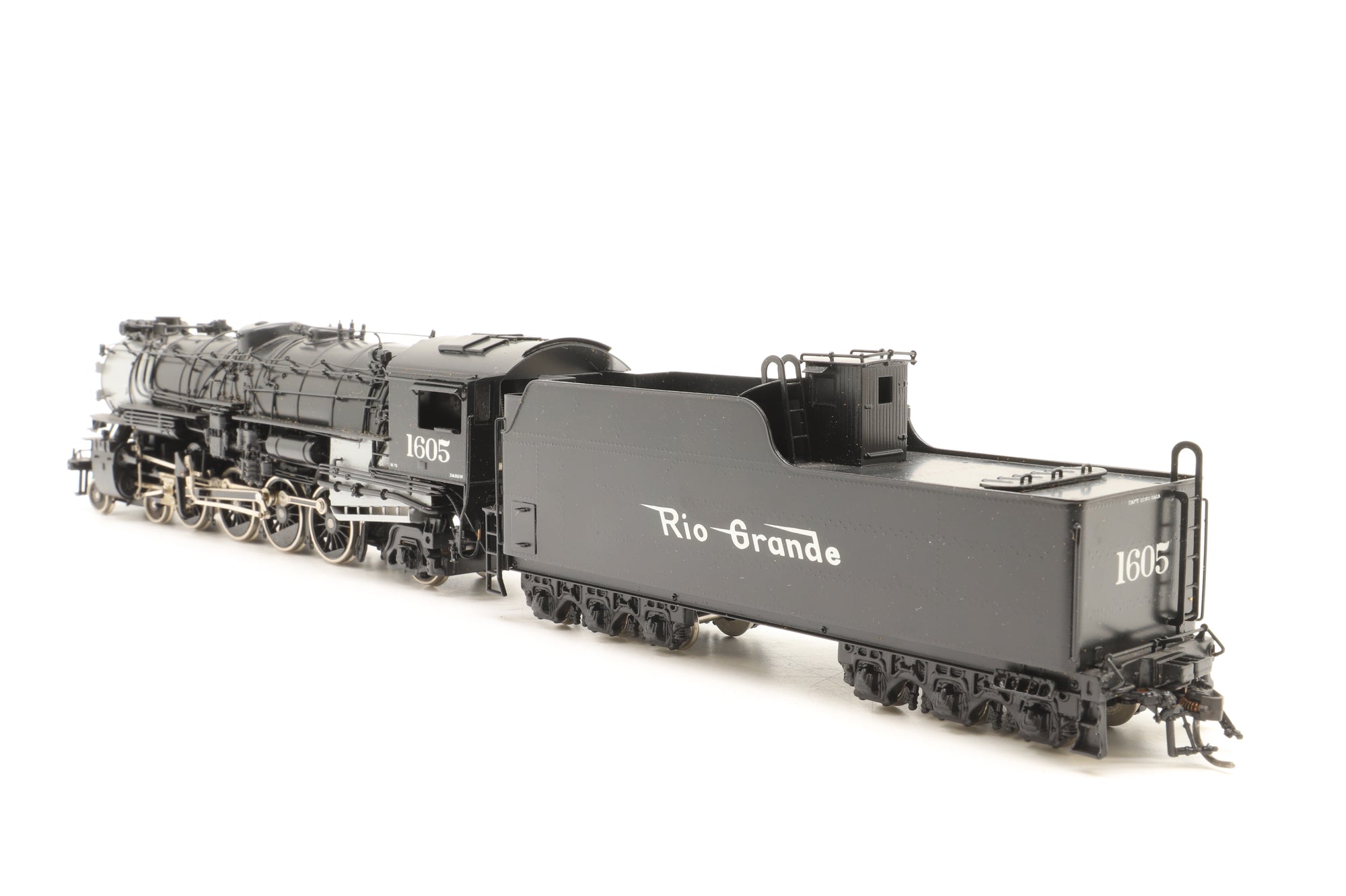 Tenshodo/ Pacific Fast Mail HO Brass 169 Denver & Rio Grande Western 4-8-2 M-75 Steam Locomotive Custom Painted