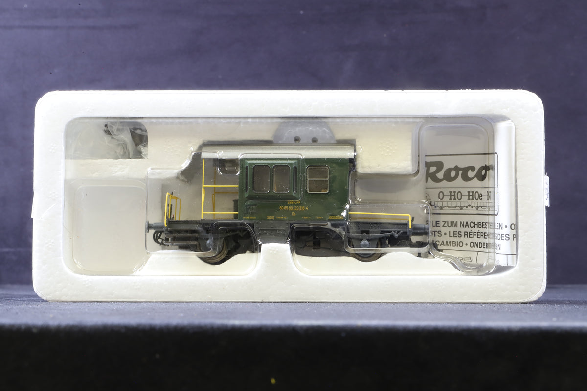 Roco HO 46960.2 &#39;Sputnik&#39; Brake Van in SBB Green