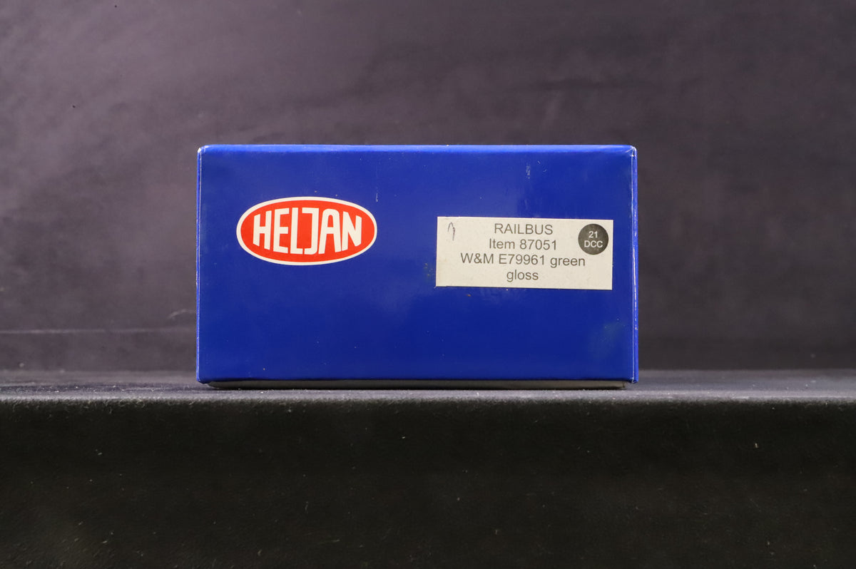 Heljan OO 87051 W&amp;M Railbus E79961 in BR Green